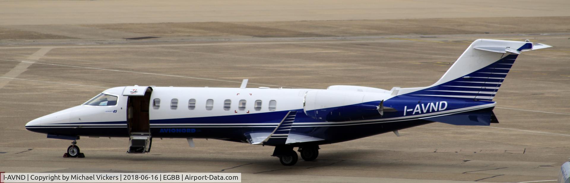 I-AVND, 1999 Learjet 45 C/N 45-064, LOVELY SCHEME