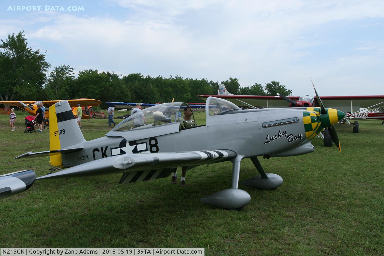 N213CK, Vans RV-8 C/N 82189, At the 2018 Flying Tigers Fly-in - Paris, Texas