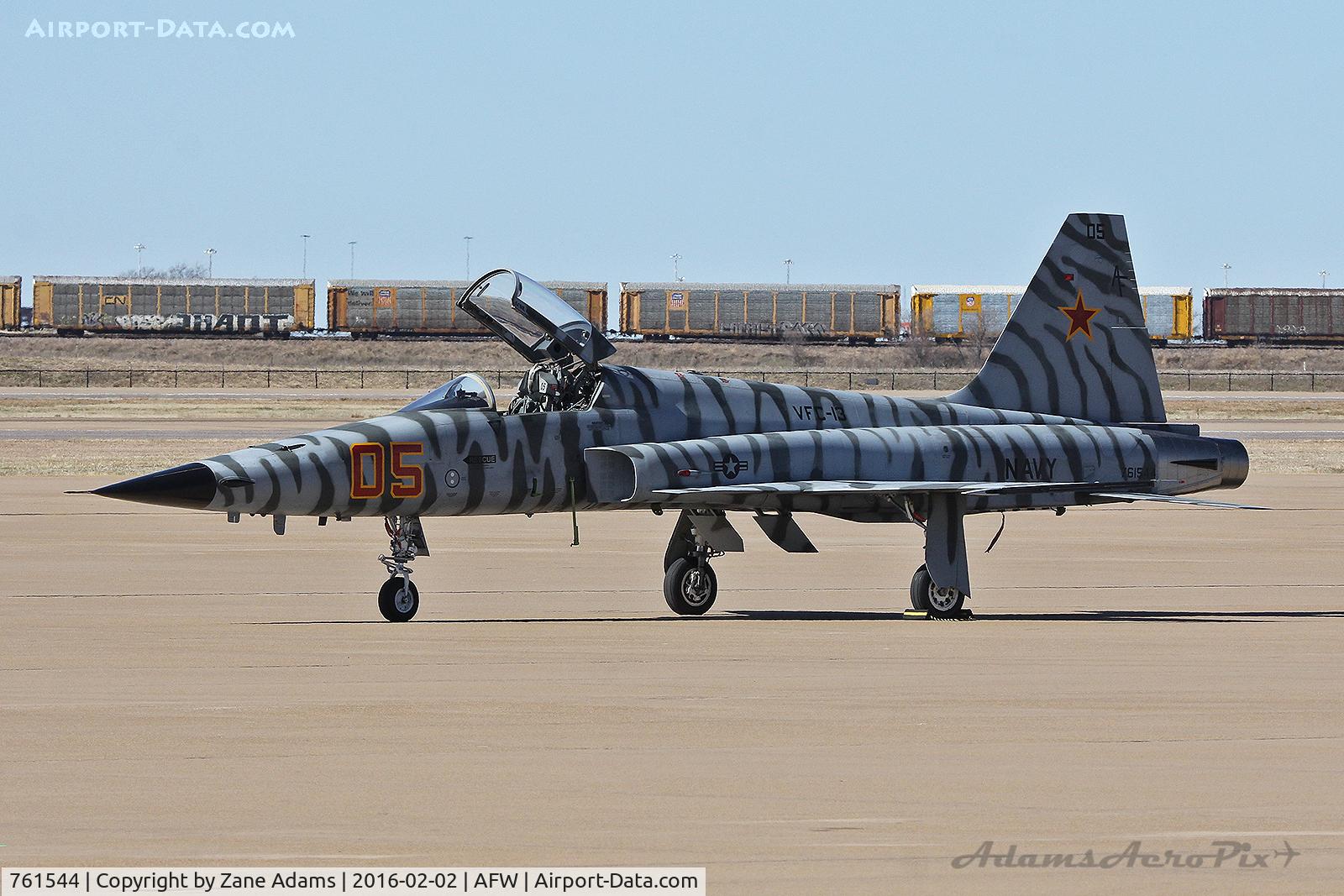 761544, Northrop F-5N Tiger II C/N L.1019, On the ramp at Alliance Airport - Fort Worth, TX
