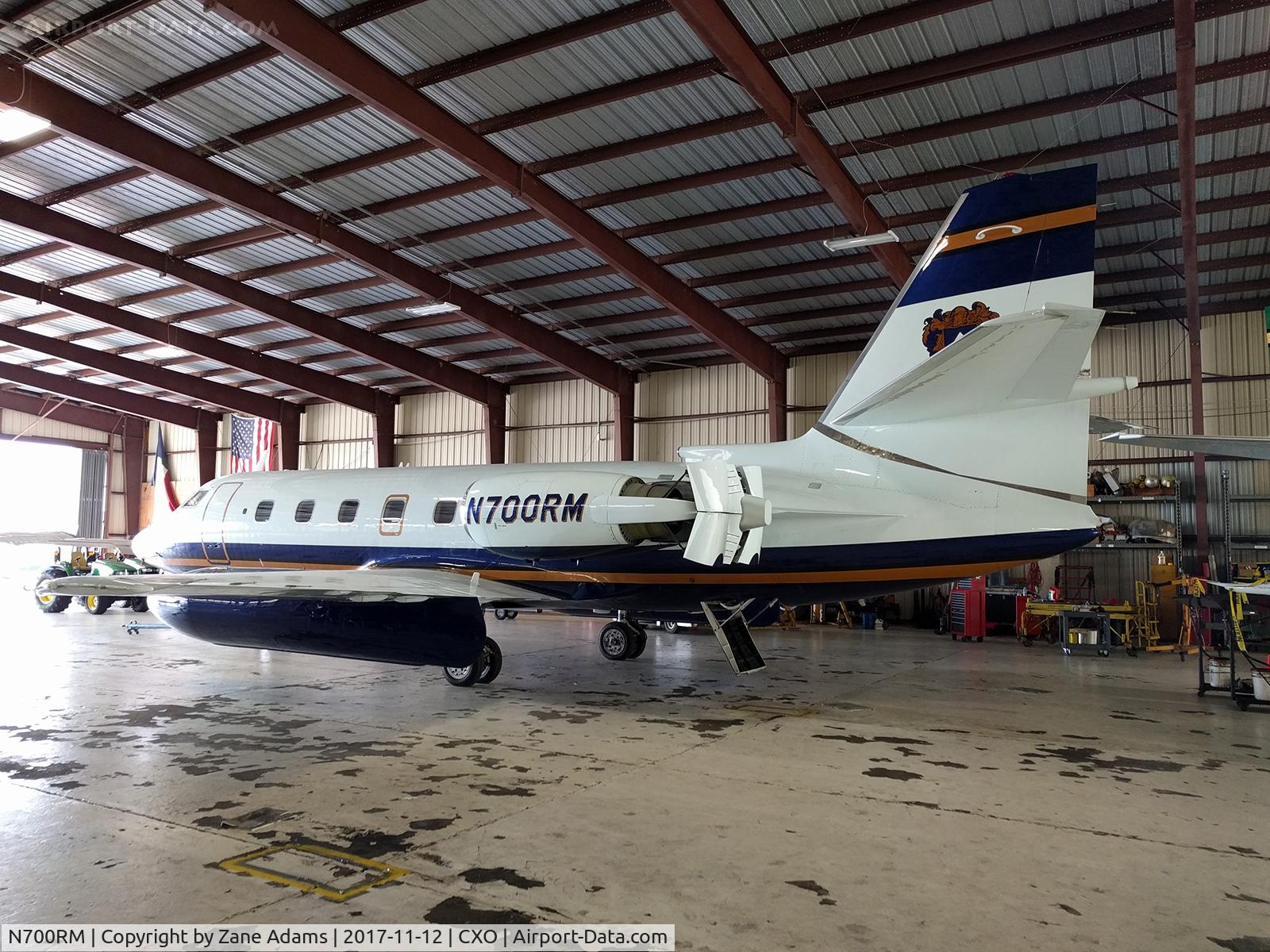 N700RM, 1978 Lockheed L-1329-25 Jetstar II C/N 5224, At Conroe, Texas ( Lone Star Executive Airport )