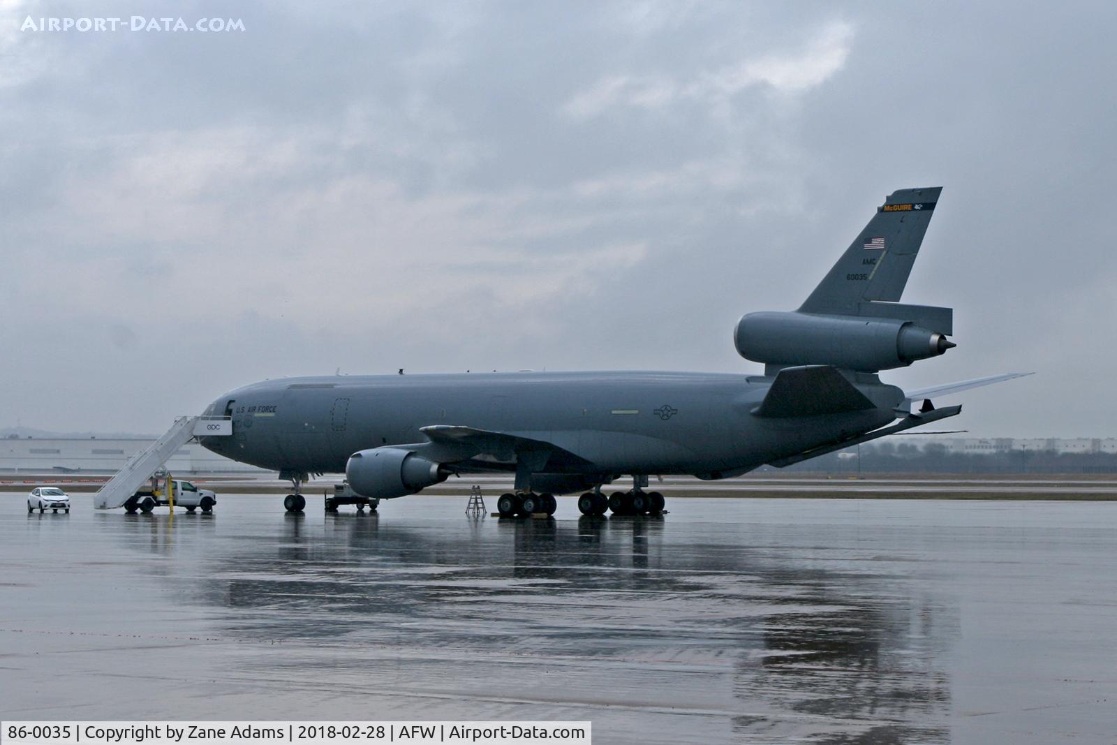 86-0035, 1986 McDonnell Douglas KC-10A Extender C/N 48248, At Alliance Airport - Fort Worth, TX