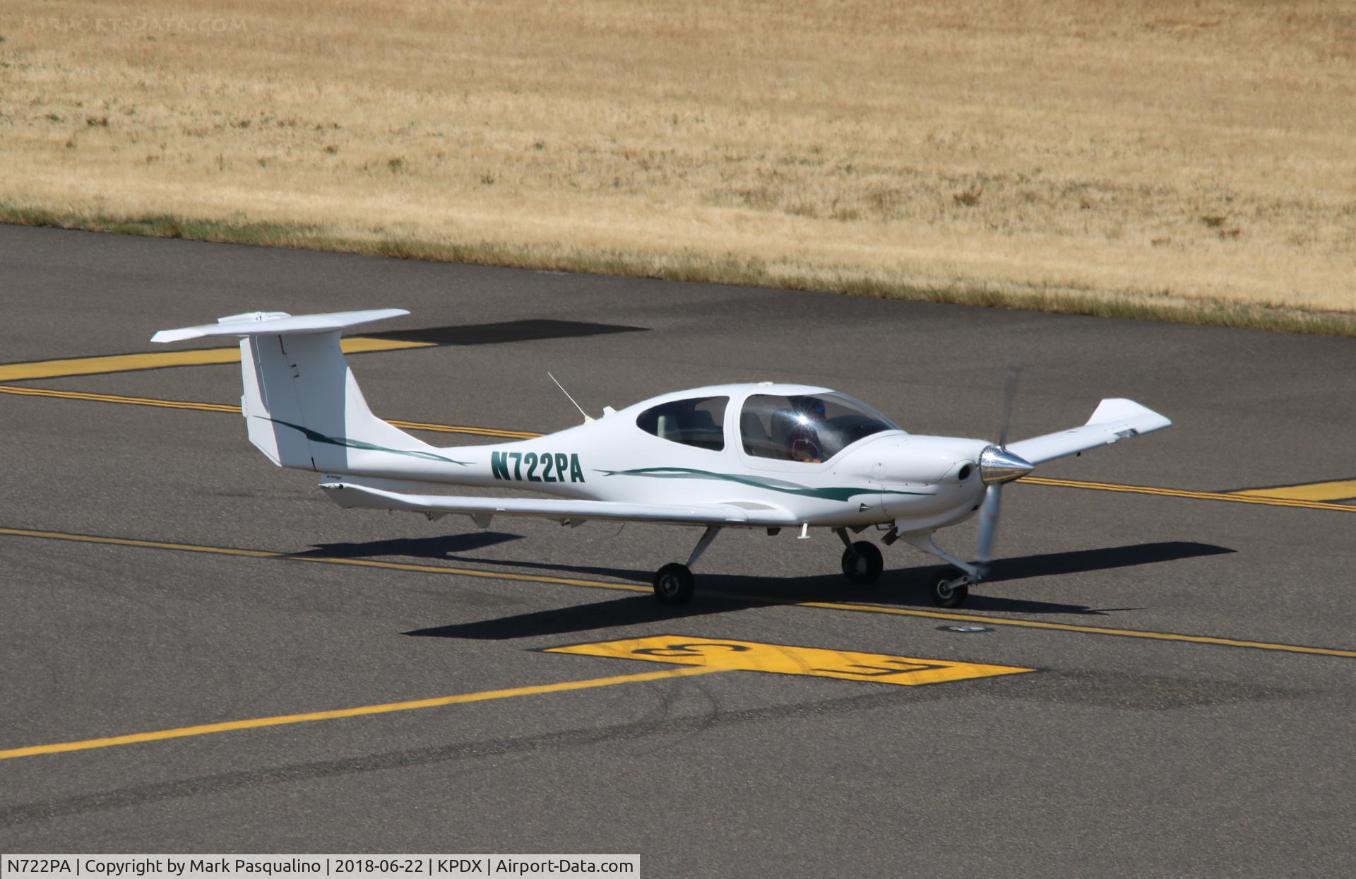 N722PA, 2006 Diamond DA-40 Diamond Star C/N 40.727, Diamond DA-40