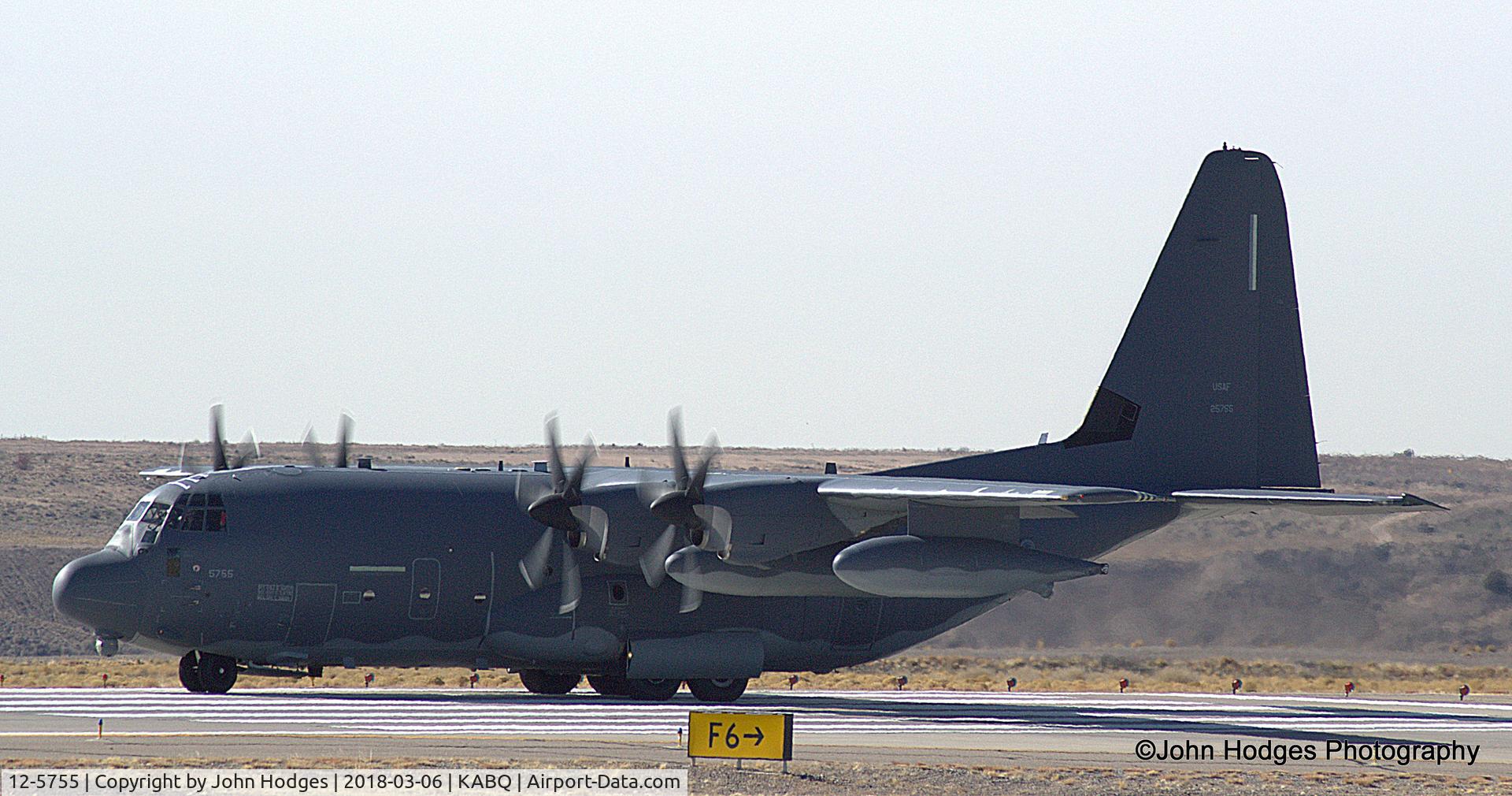 12-5755, 2014 Lockheed HC-130J Hercules C/N 382-5755, Taking off from Kirtland AFB