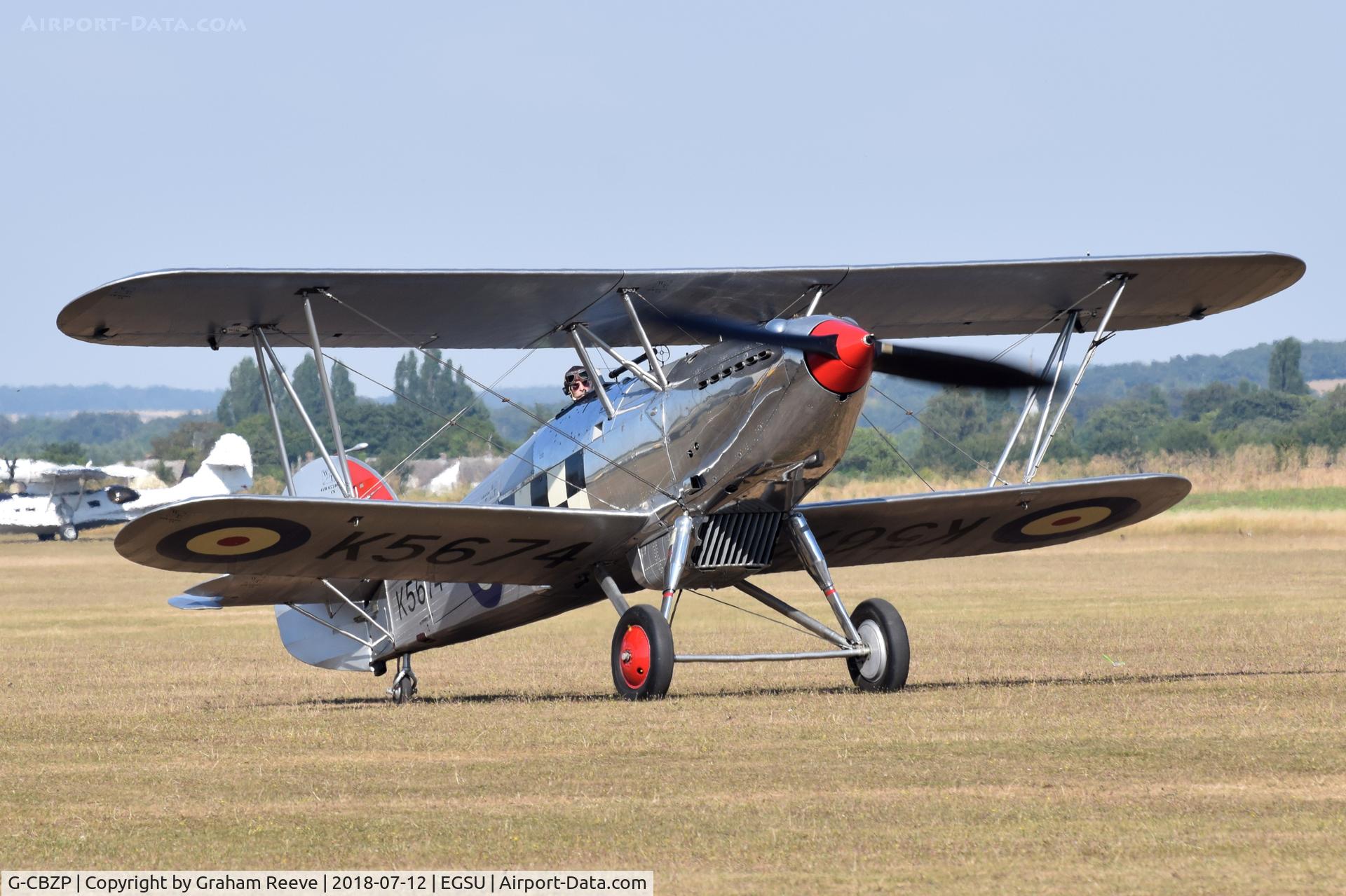 G-CBZP, 1935 Hawker Fury 1 C/N 41H-67550, Seen at Duxford.