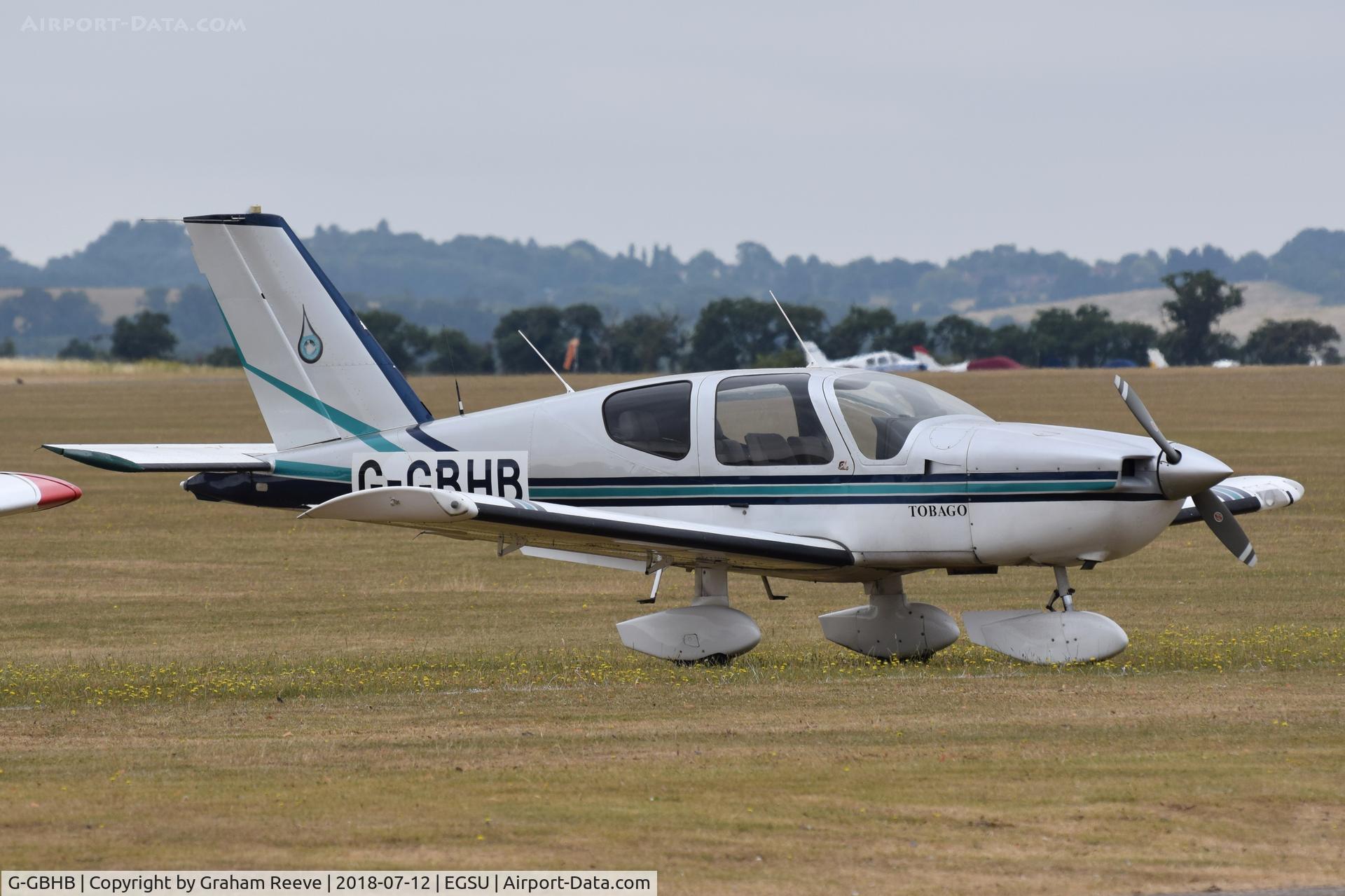 G-GBHB, 1978 Socata TB-10 Tobago C/N 6, Parked at Duxford.