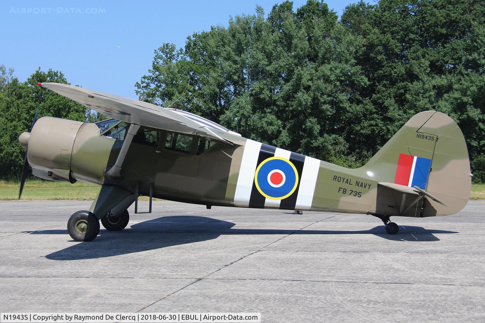 N1943S, 1943 Stinson V77 Reliant C/N 77-463, Ursel Avia 2018.