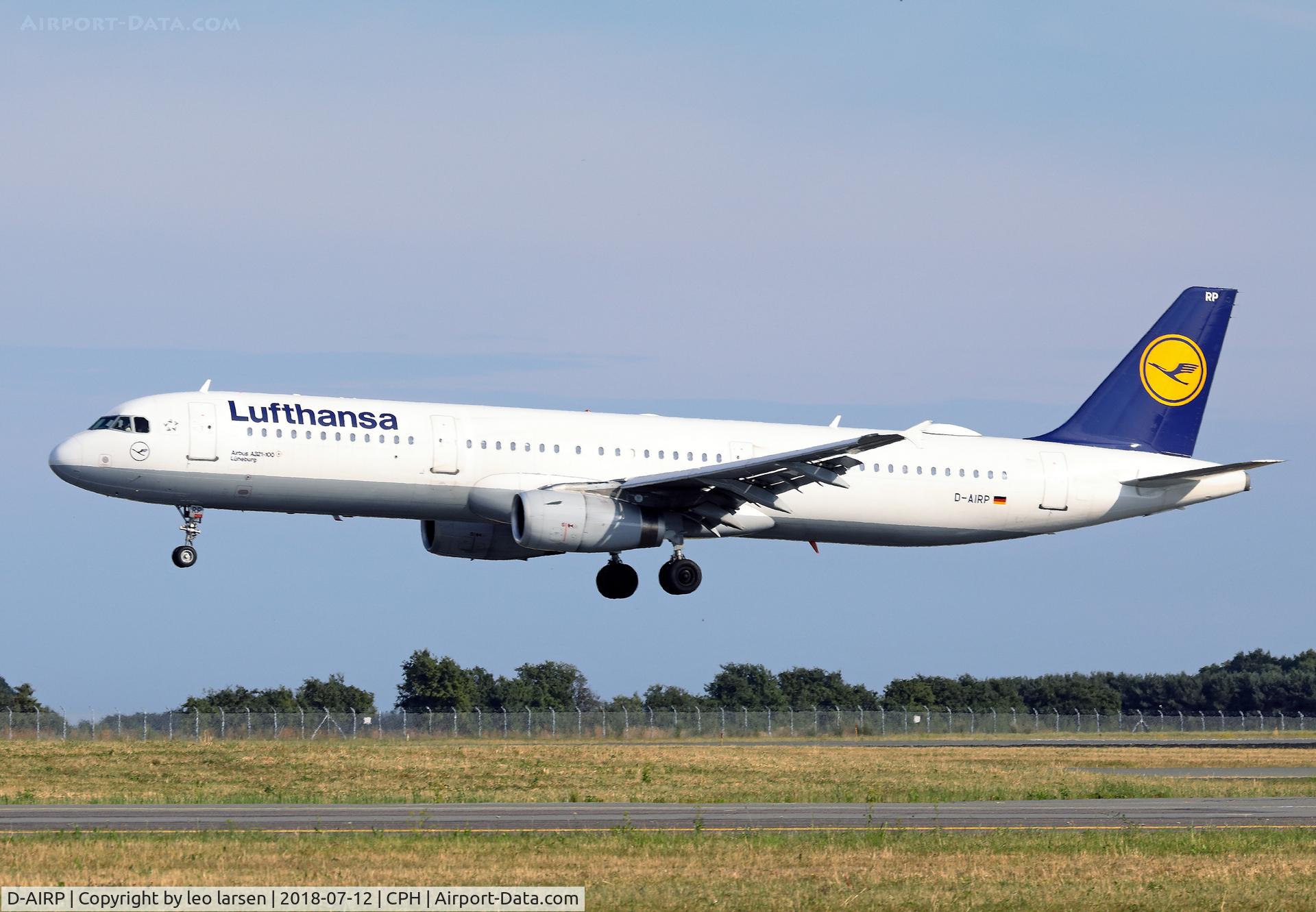 D-AIRP, 1995 Airbus A321-131 C/N 0564, Copenhagen 12.7.2018 L/D R-04L