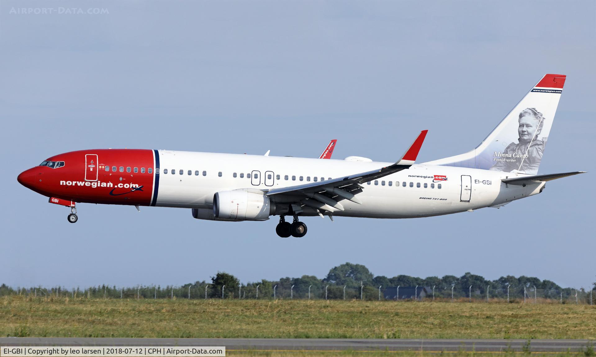 EI-GBI, 2012 Boeing 737-8JP C/N 39434, Copenhagen 12.7.2018 L/D R-04L