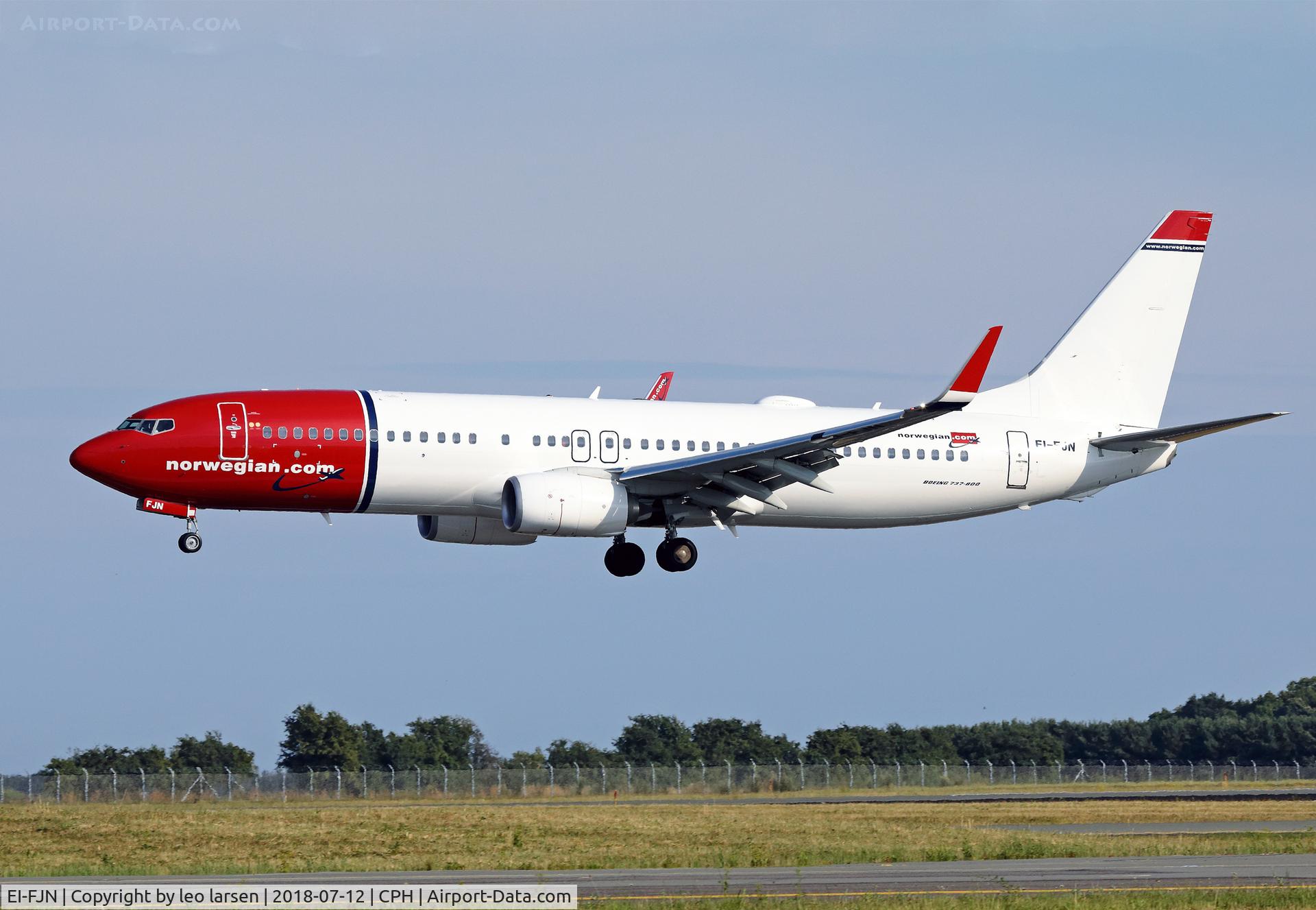 EI-FJN, 2016 Boeing 737-8JP C/N 41152, Copenhagen 12.7.2018 L/D R-04L
