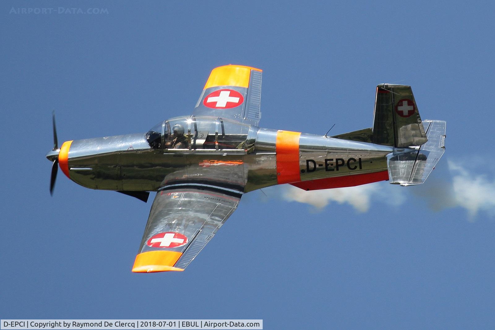 D-EPCI, 1959 Pilatus P3-05 C/N 497-46, Ursel Avia 2018.