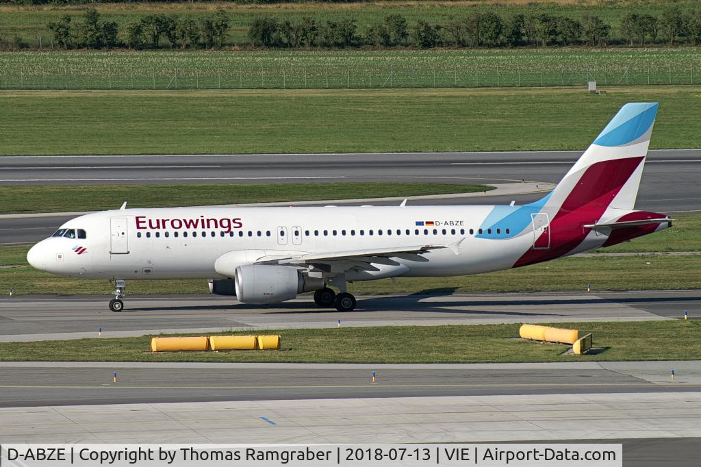 D-ABZE, 2008 Airbus A320-216 C/N 3464, Eurowings Airbus A320