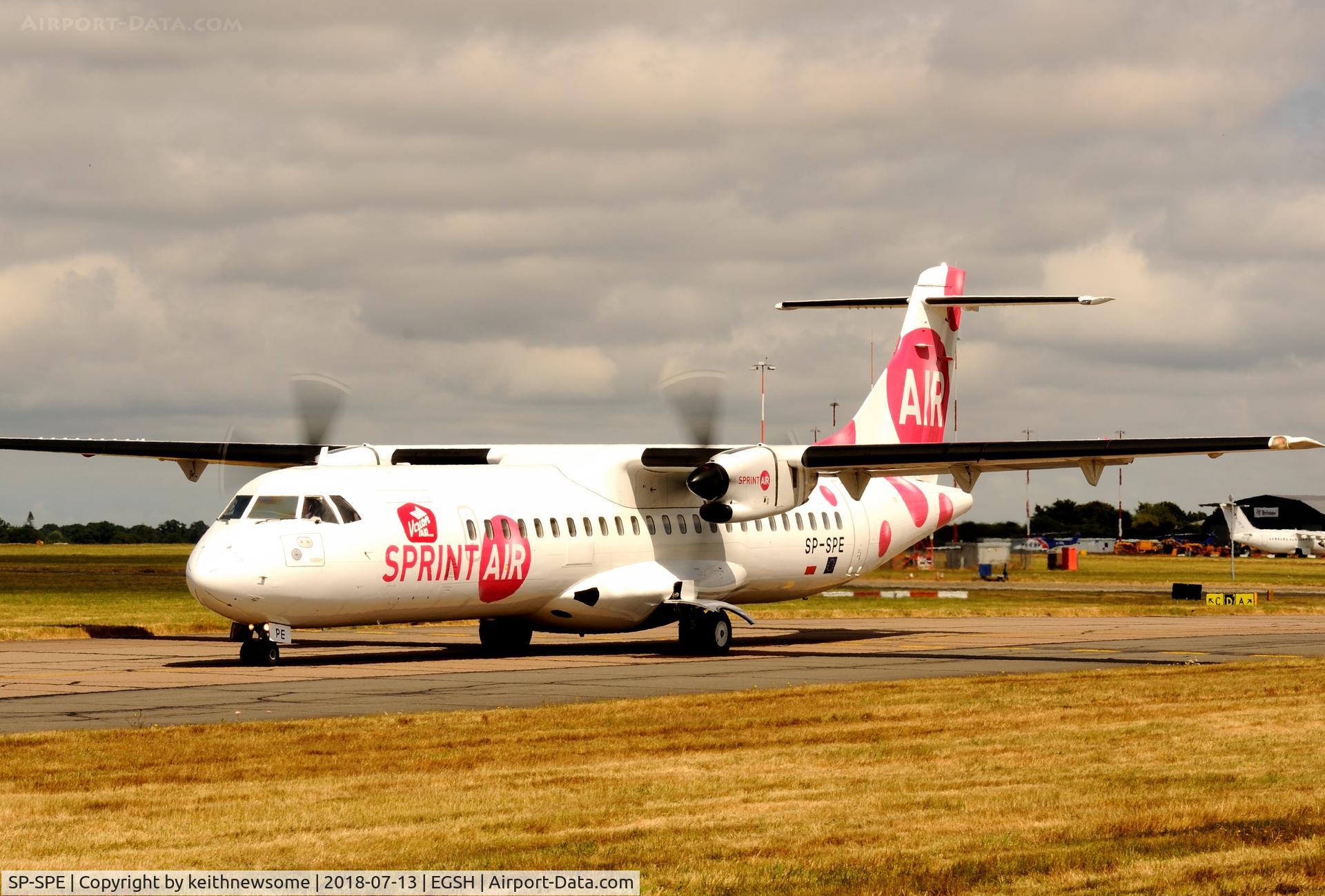 SP-SPE, 1995 ATR 72-202 C/N 441, Regular Visitor.