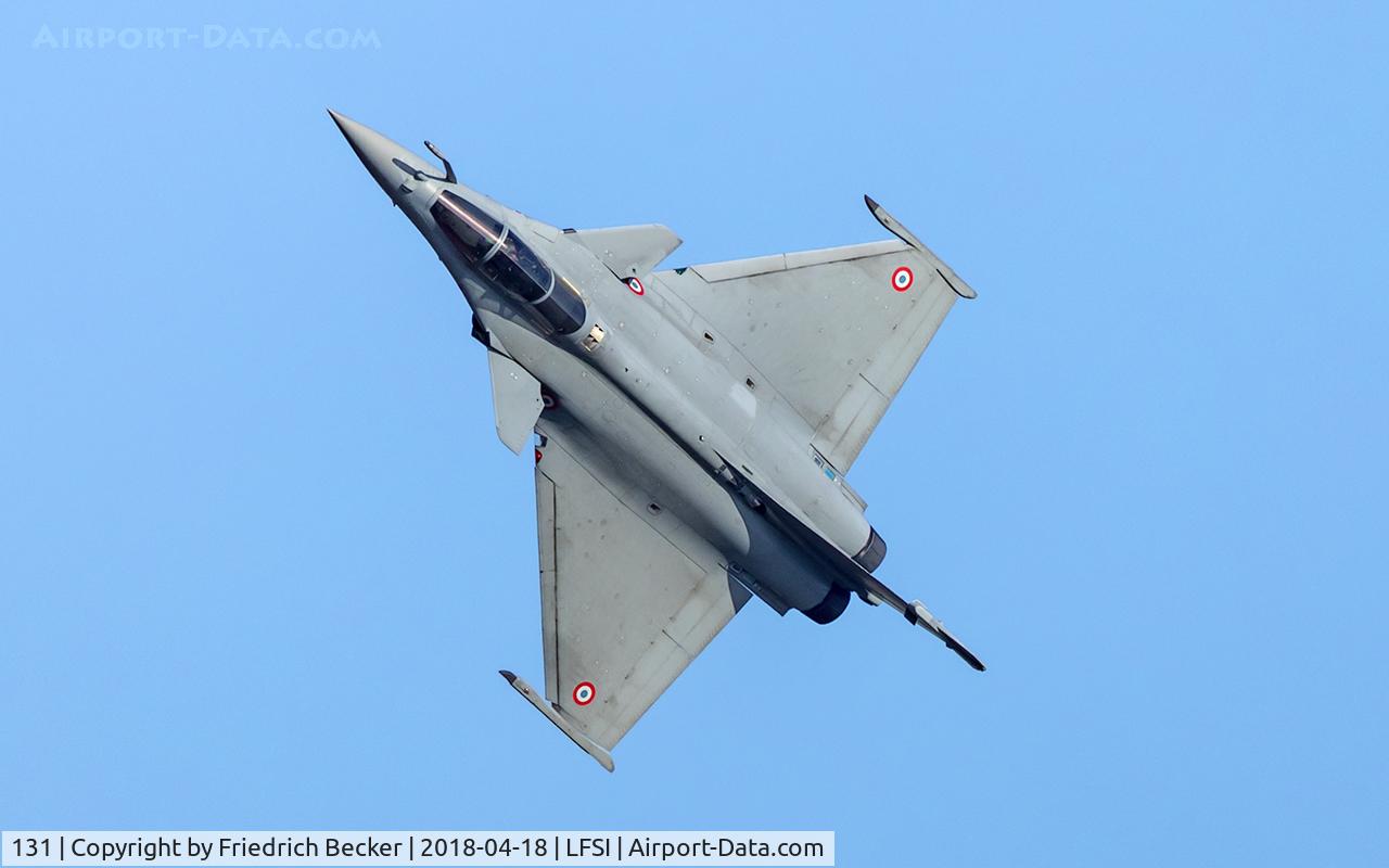 131, 2012 Dassault Rafale C C/N 131, flying display training at BA113 St. Dizier