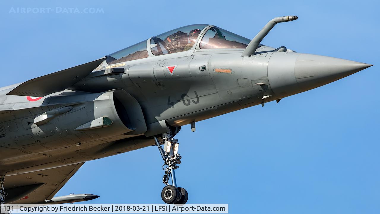 131, 2012 Dassault Rafale C C/N 131, on final at BA113 St. Dizier