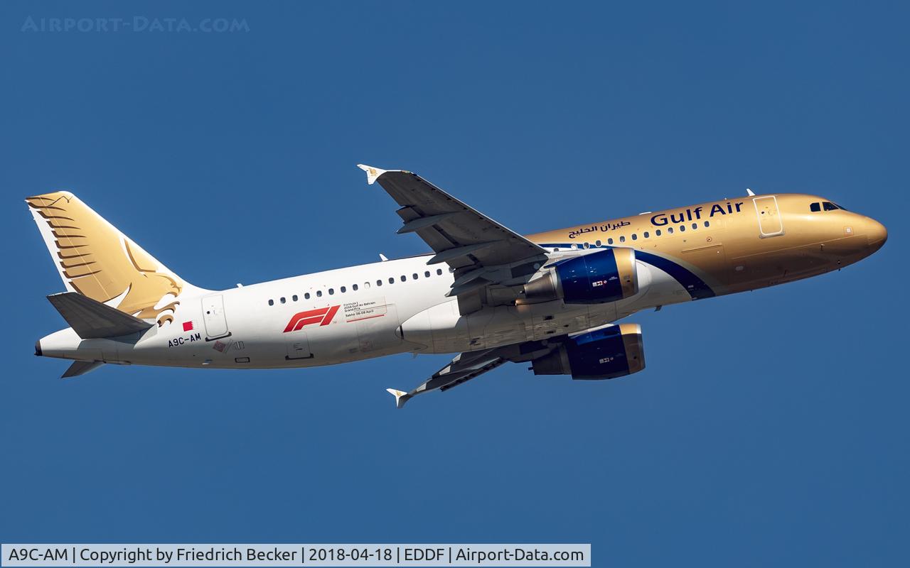 A9C-AM, 2011 Airbus A320-214 C/N 4827, departure via RW07C