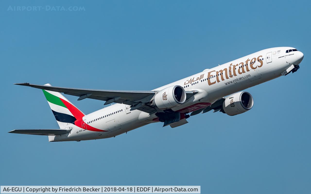 A6-EGU, 2012 Boeing 777-31H/ER C/N 41079, departure via RW07C