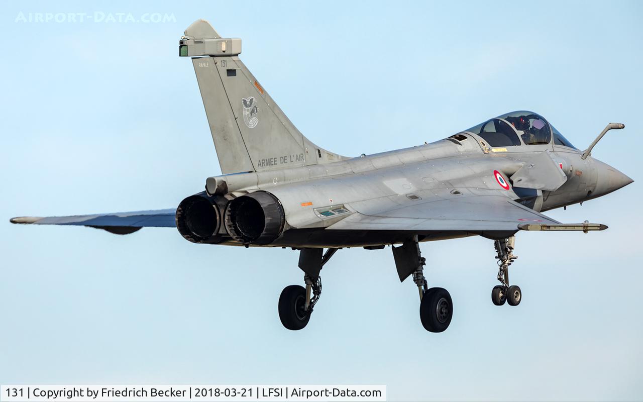 131, 2012 Dassault Rafale C C/N 131, on final at BA113 St. Dizier