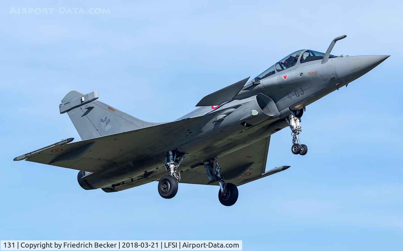131, 2012 Dassault Rafale C C/N 131, on final at BA113 St. Dizier