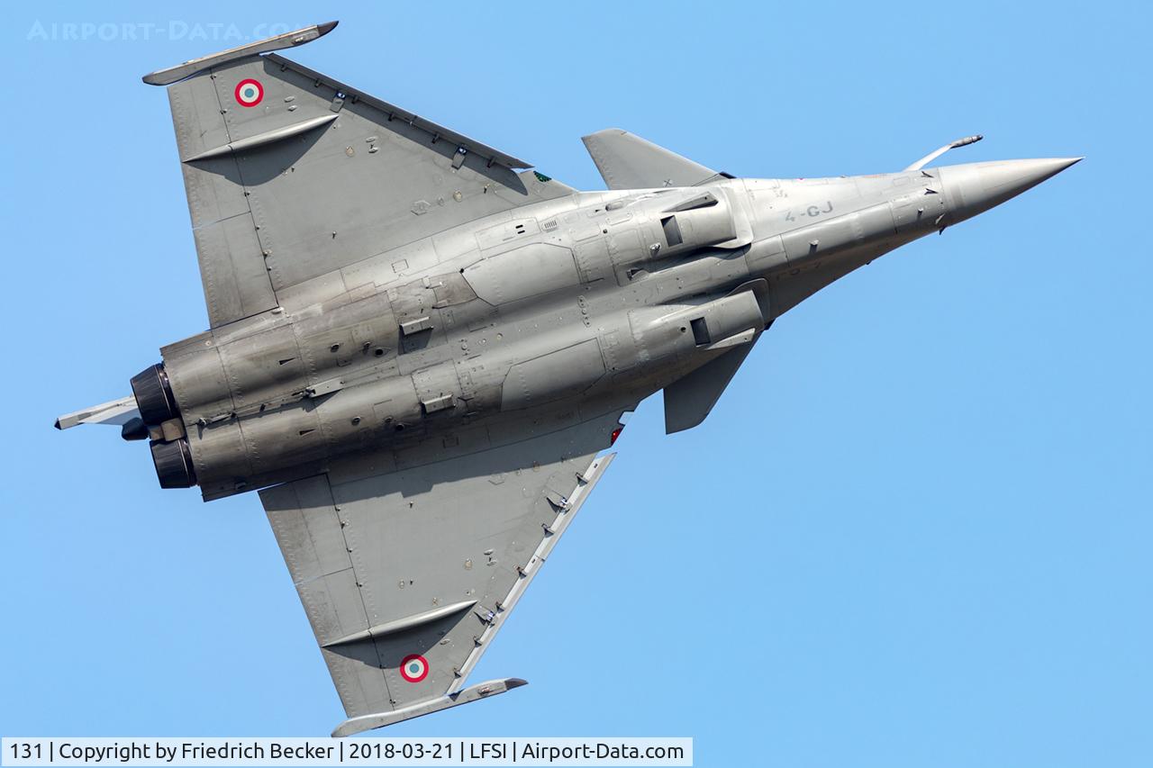 131, 2012 Dassault Rafale C C/N 131, flying display training at BA113 St. Dizier