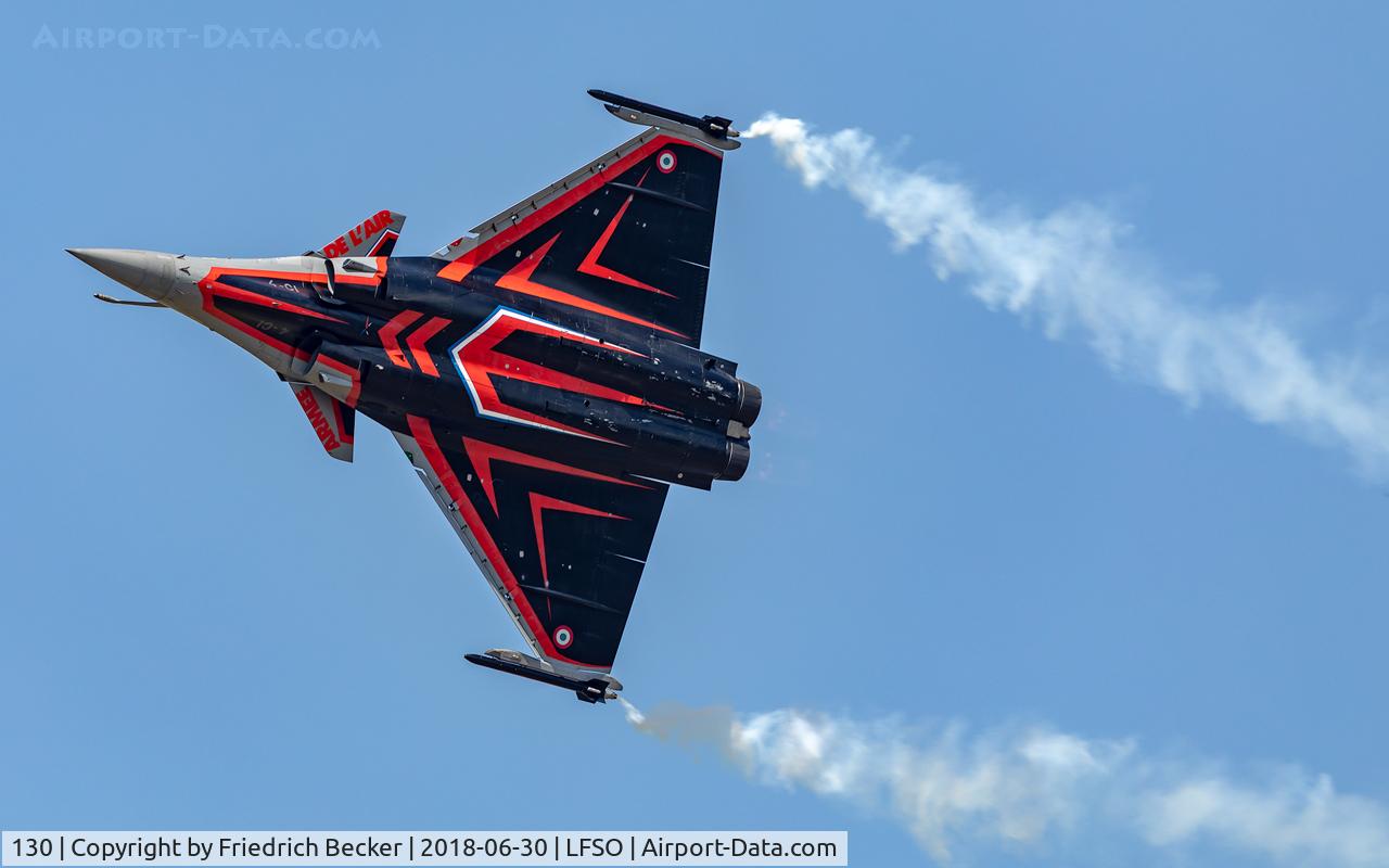130, Dassault Rafale C C/N 130, flying display Meeting Aerienne BA133 Nancy Ochey
