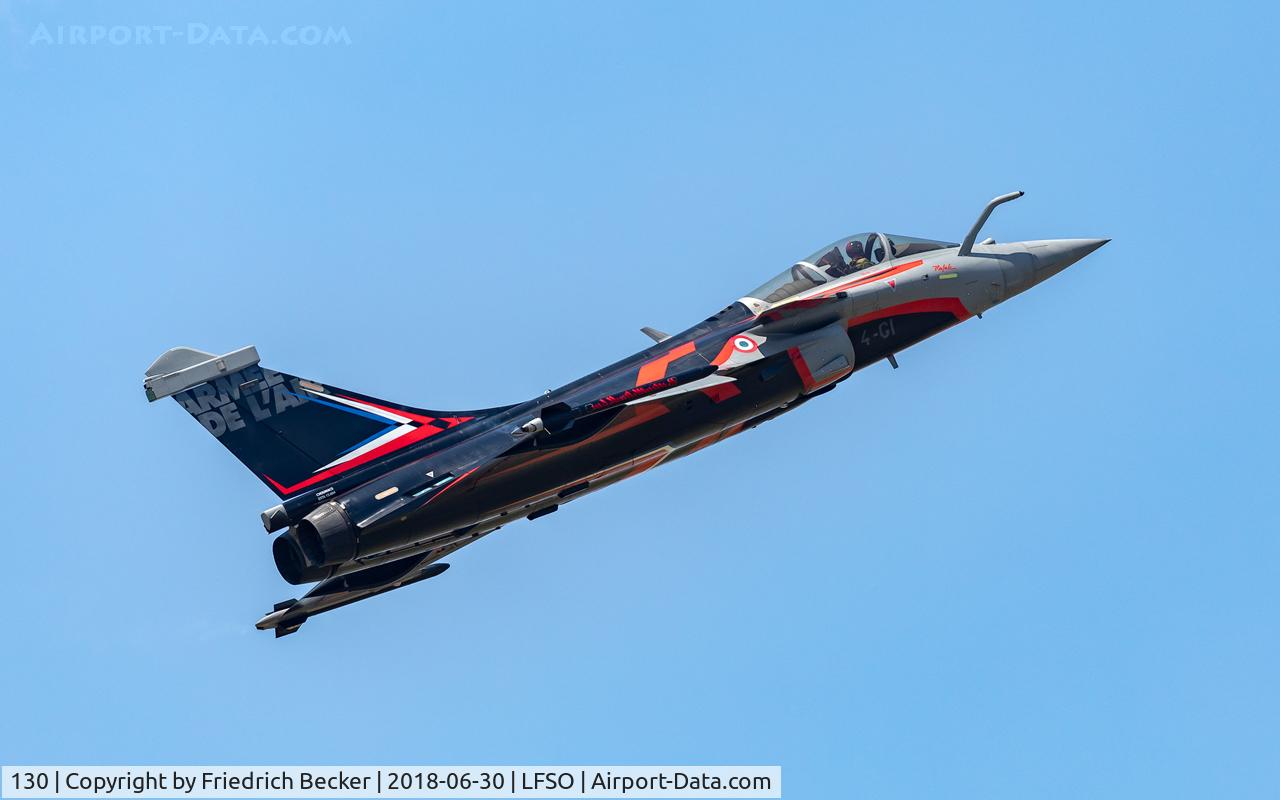 130, Dassault Rafale C C/N 130, flying display Meeting Aerienne BA133 Nancy Ochey