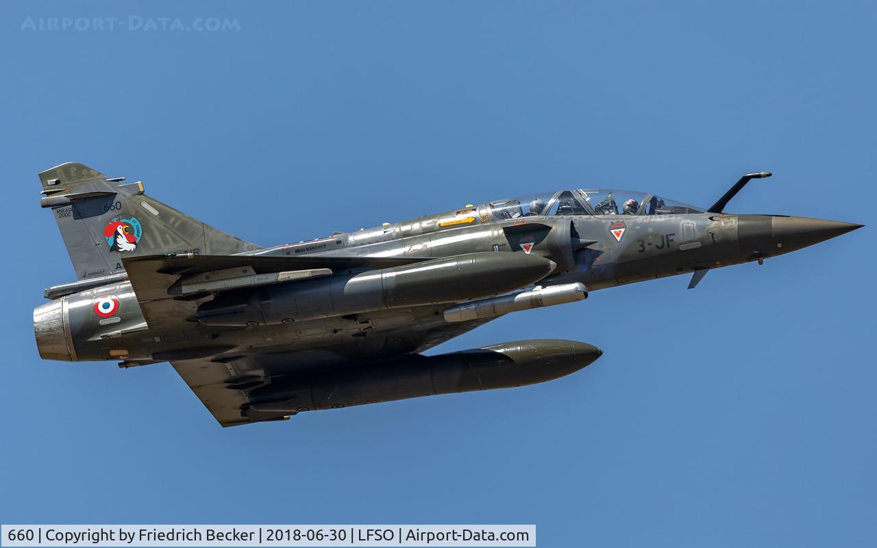 660, Dassault Mirage 2000D C/N 534, flying display Meeting Aerienne BA133 Nancy Ochey
