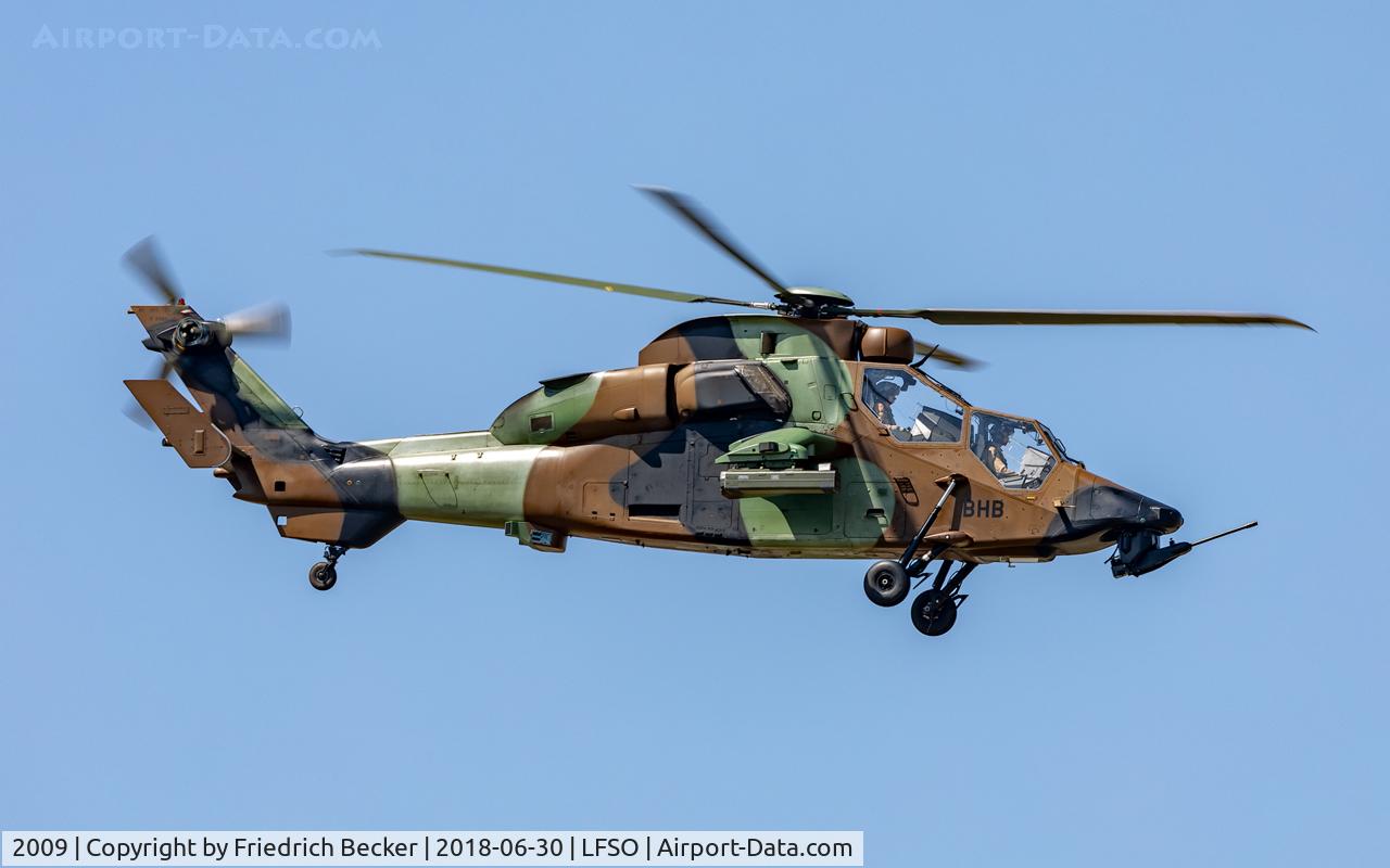 2009, Eurocopter EC-665 Tigre HAP C/N 2009, flying display Meeting Aerienne BA133 Nancy Ochey