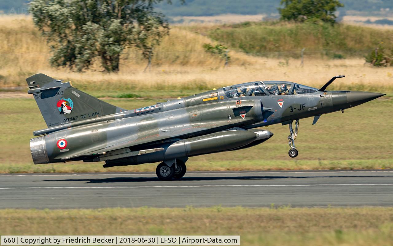 660, Dassault Mirage 2000D C/N 534, take off during the Meeting Aerienne BA133 Nancy Ochey