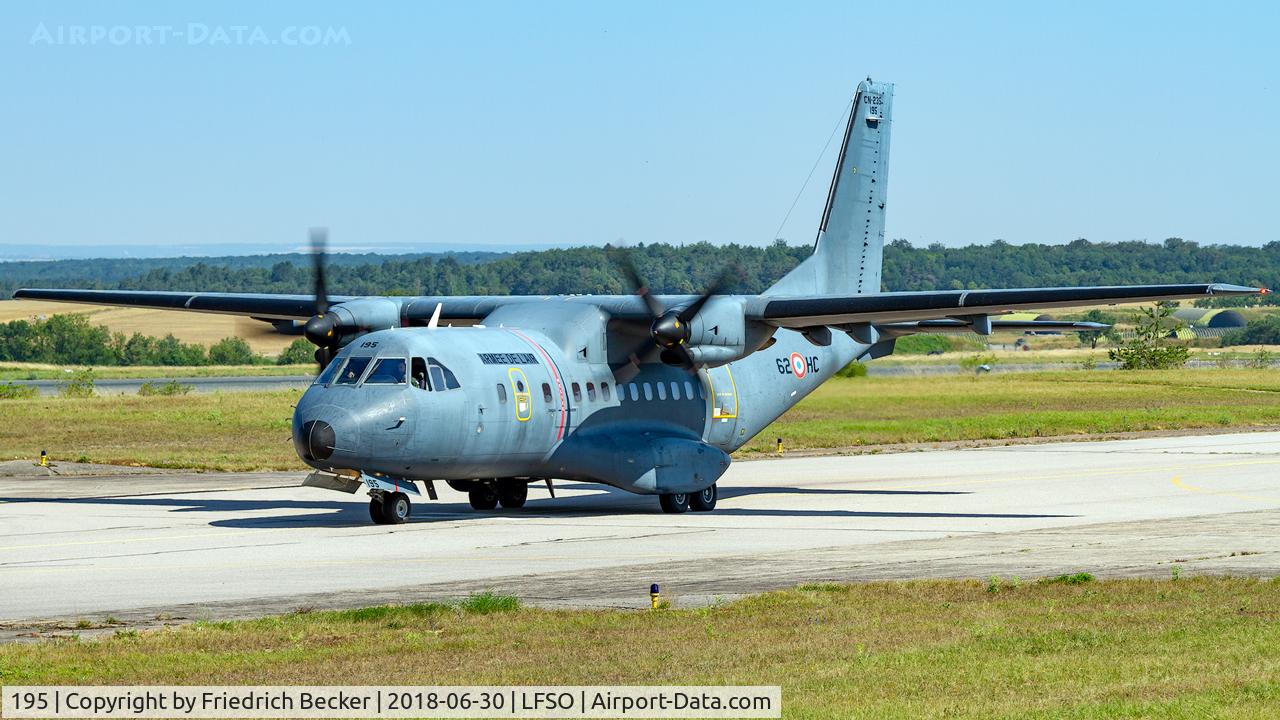 195, 2010 CASA CN-235-300M C/N C195, taxying to the active during the Meeting Aerienne BA133 Nancy Ochey