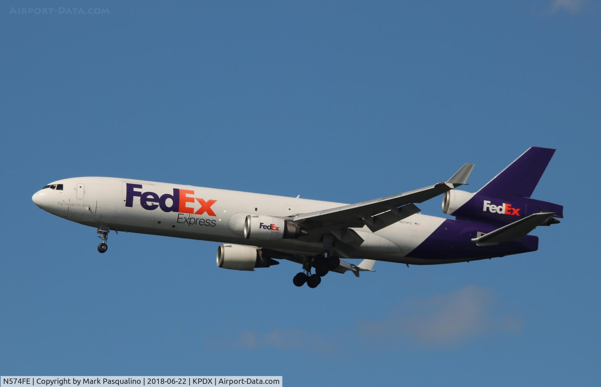 N574FE, 1991 McDonnell Douglas MD-11F C/N 48499, MD-11F