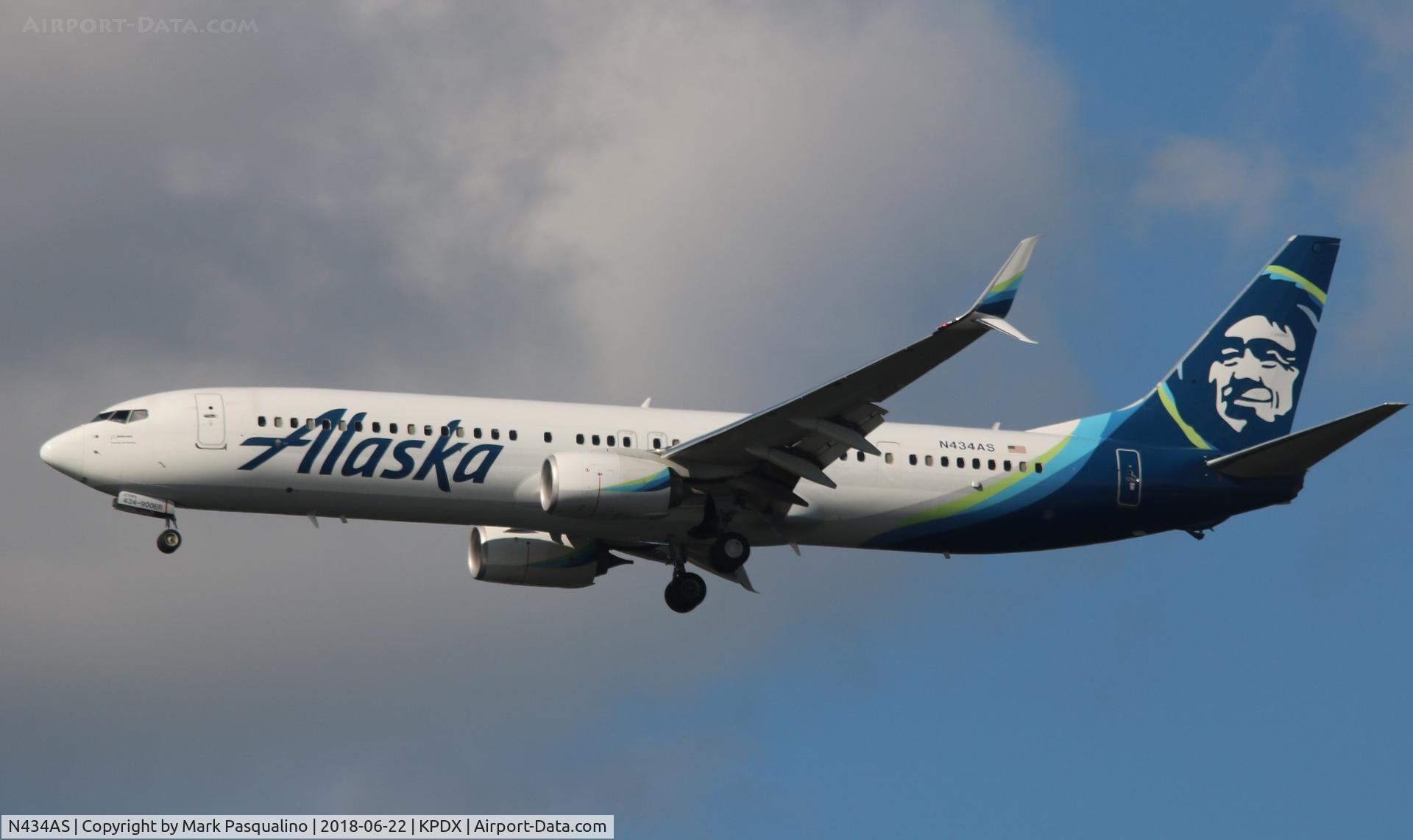 N434AS, 2016 Boeing 737-990/ER C/N 61620, Boeing 737-900ER