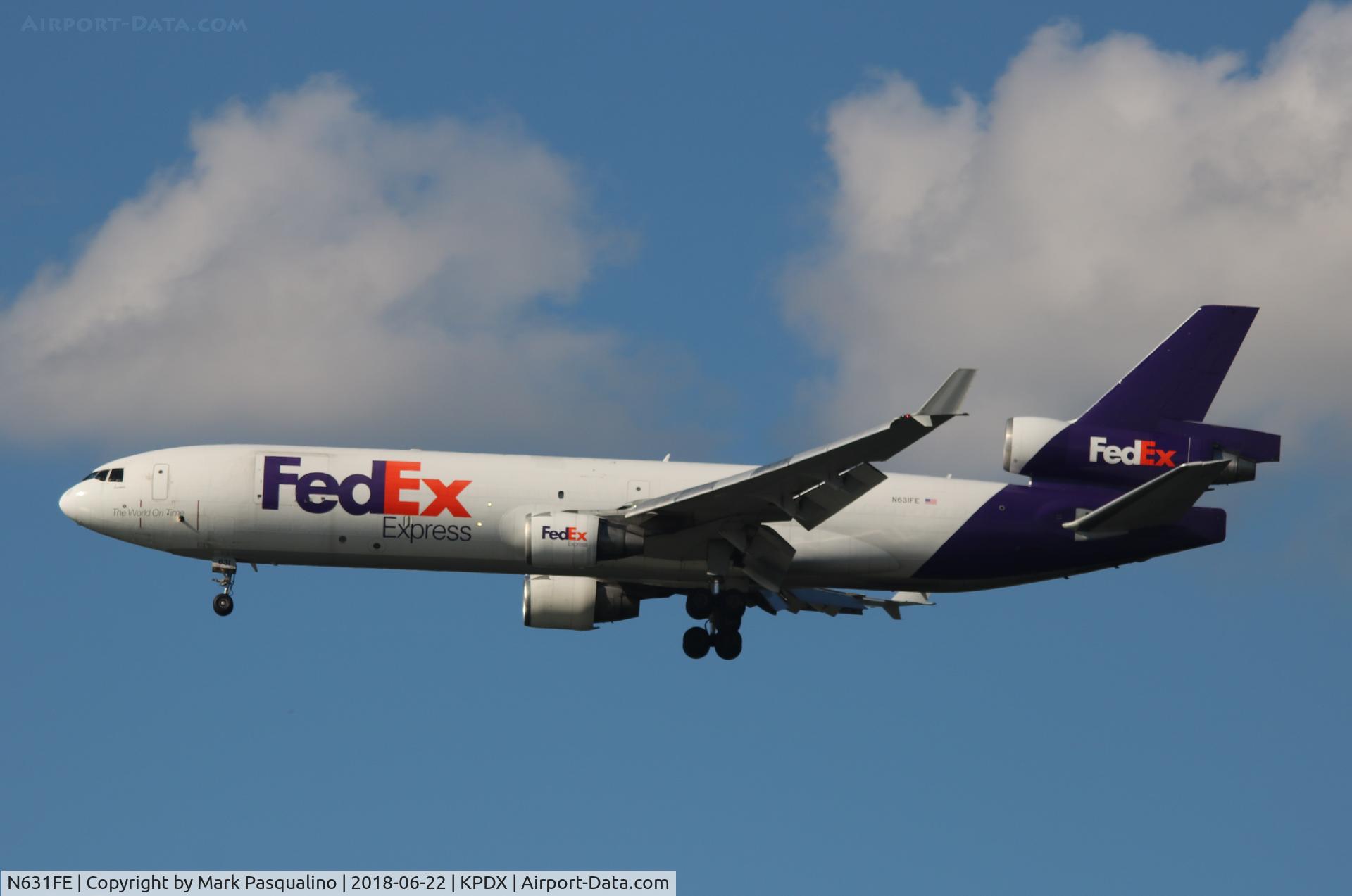 N631FE, 1991 McDonnell Douglas MD-11F C/N 48454, MD-11F