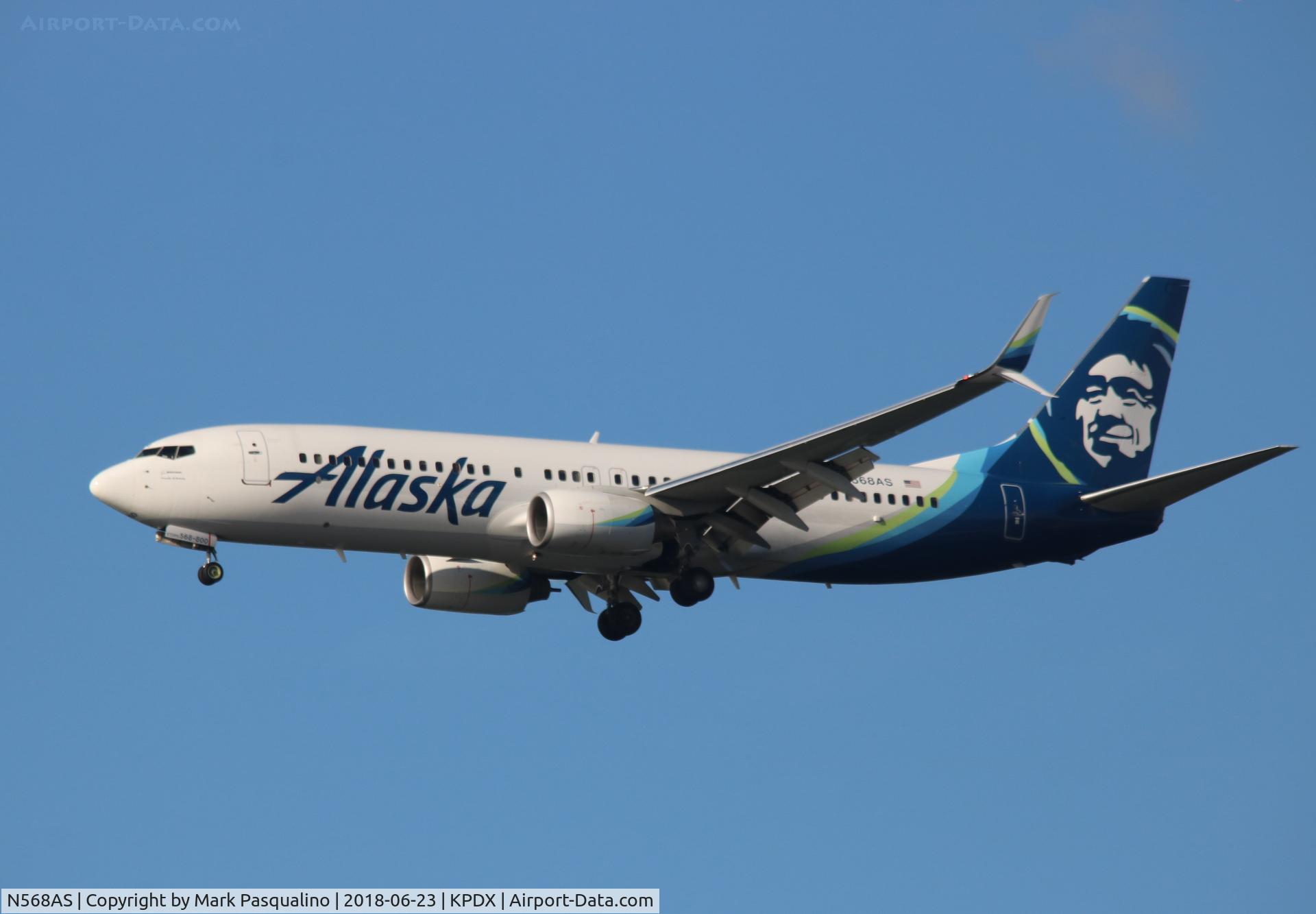 N568AS, 2007 Boeing 737-890 C/N 35183, Boeing 737-800