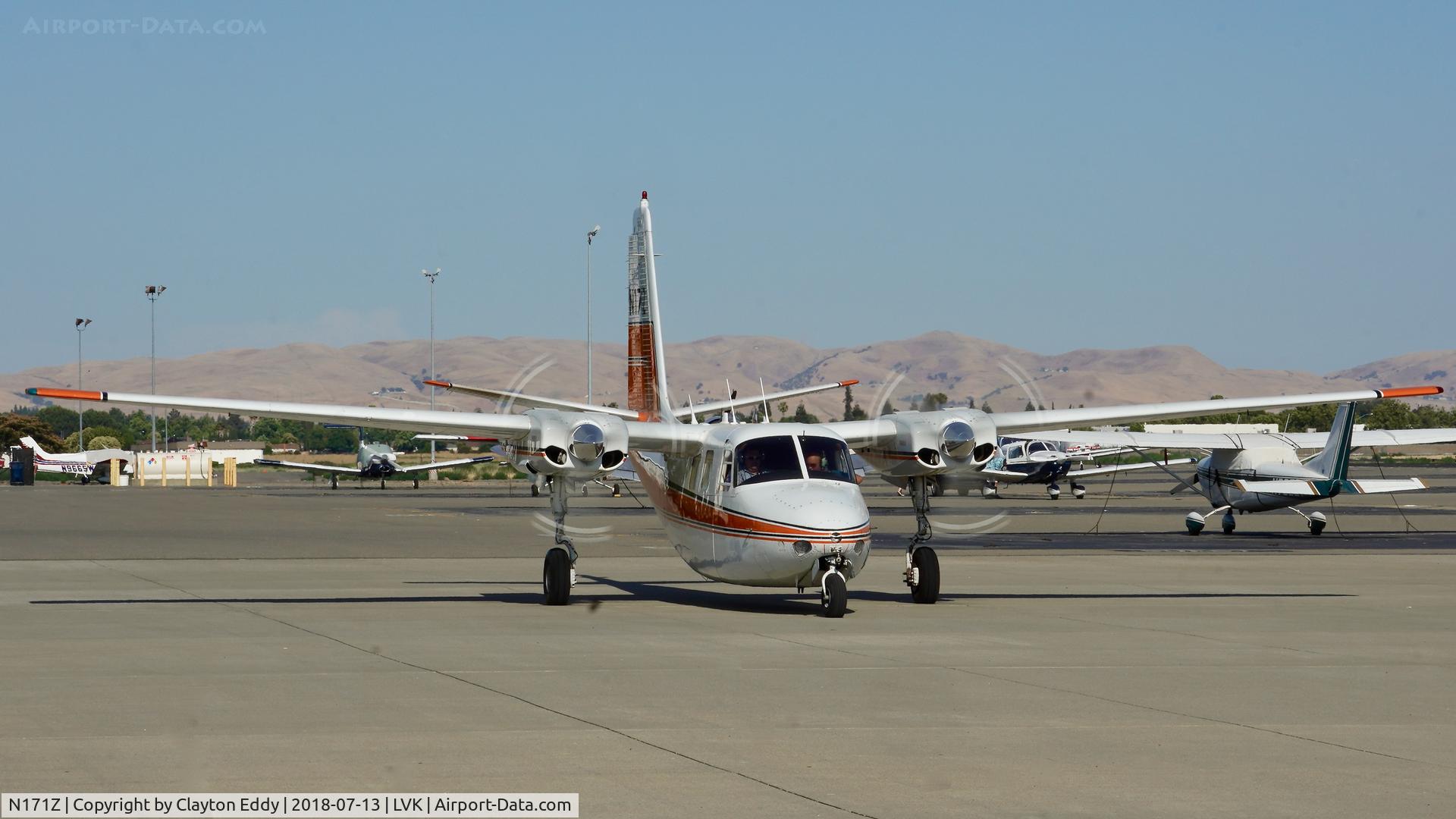 N171Z, 1964 Aero Commander 500B Commander C/N 1450-159, Livermore Airport California 2018.