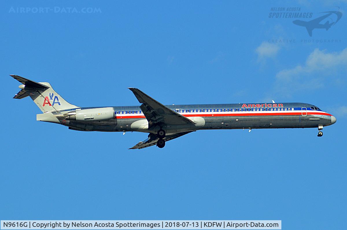 N9616G, 1997 McDonnell Douglas MD-83 (DC-9-83) C/N 53563, MSY > DFW