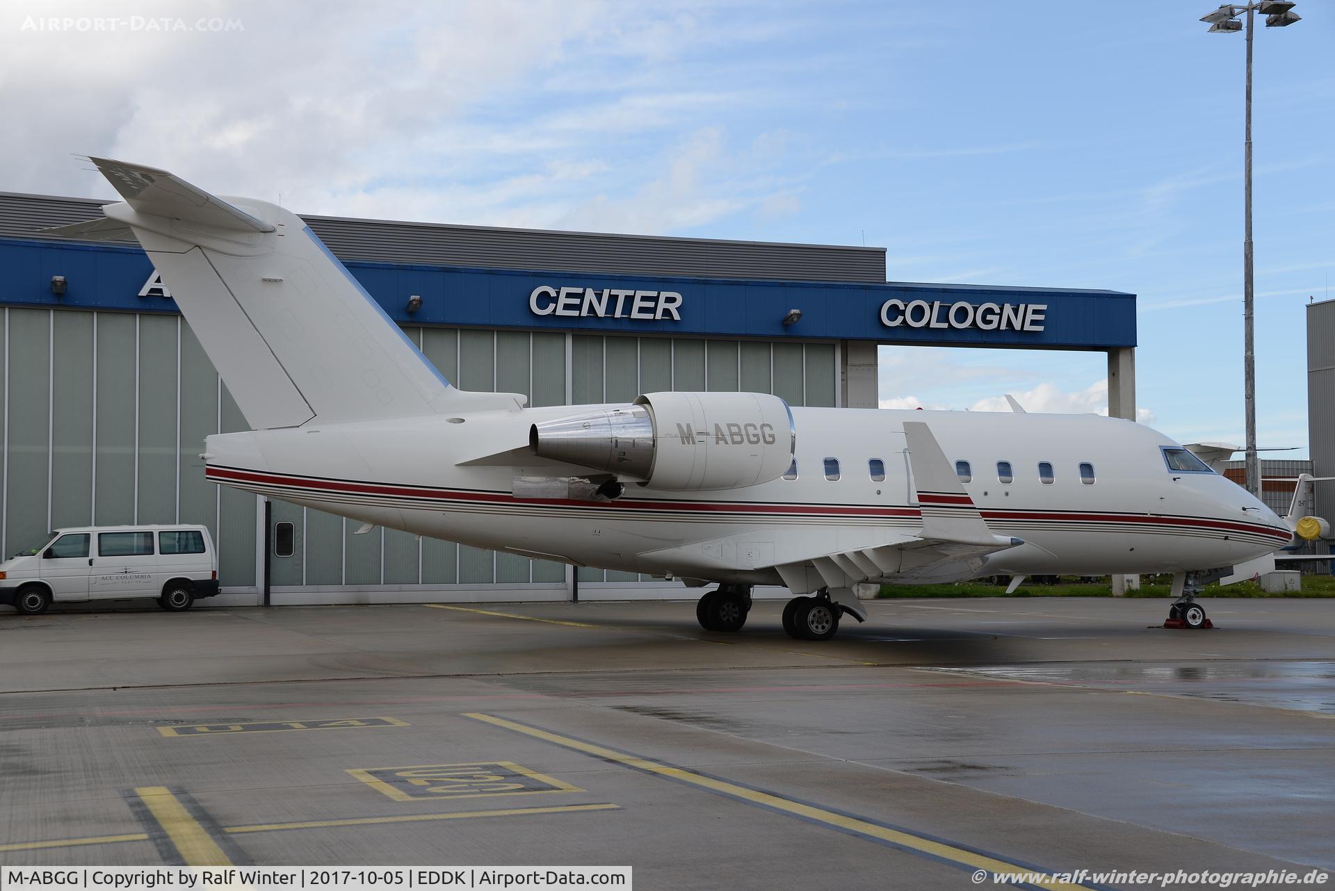 M-ABGG, 2000 Bombardier Challenger 604 (CL-600-2B16) C/N 5450, Bombardier CL-600-2B16 Challenger 604 - Zarox Holdings - 5450 - M-ABGG - 05.10.2017 - CGN