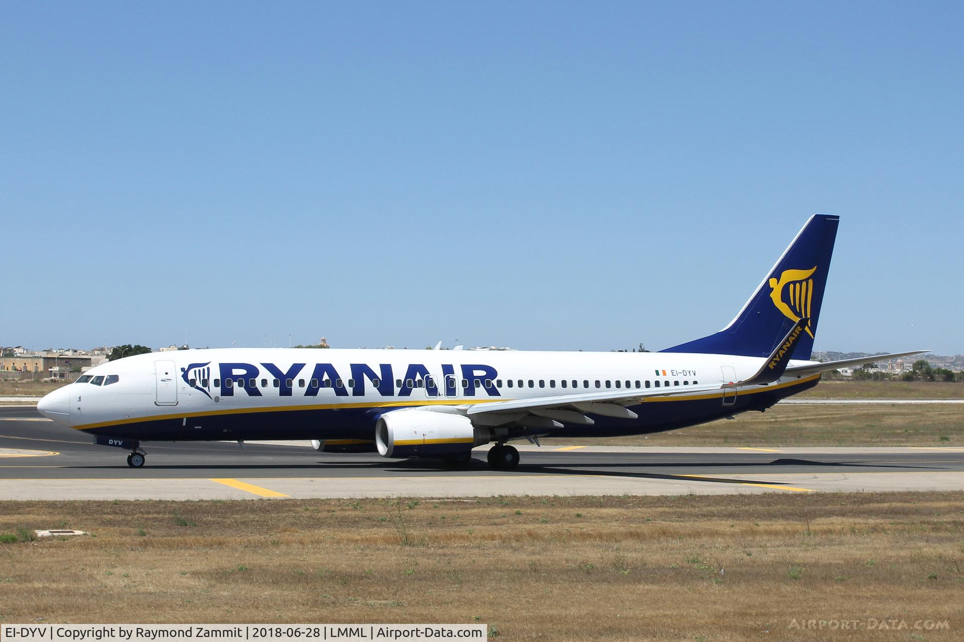 EI-DYV, 2008 Boeing 737-8AS C/N 37512, B737-800 EI-DYV Ryanair
