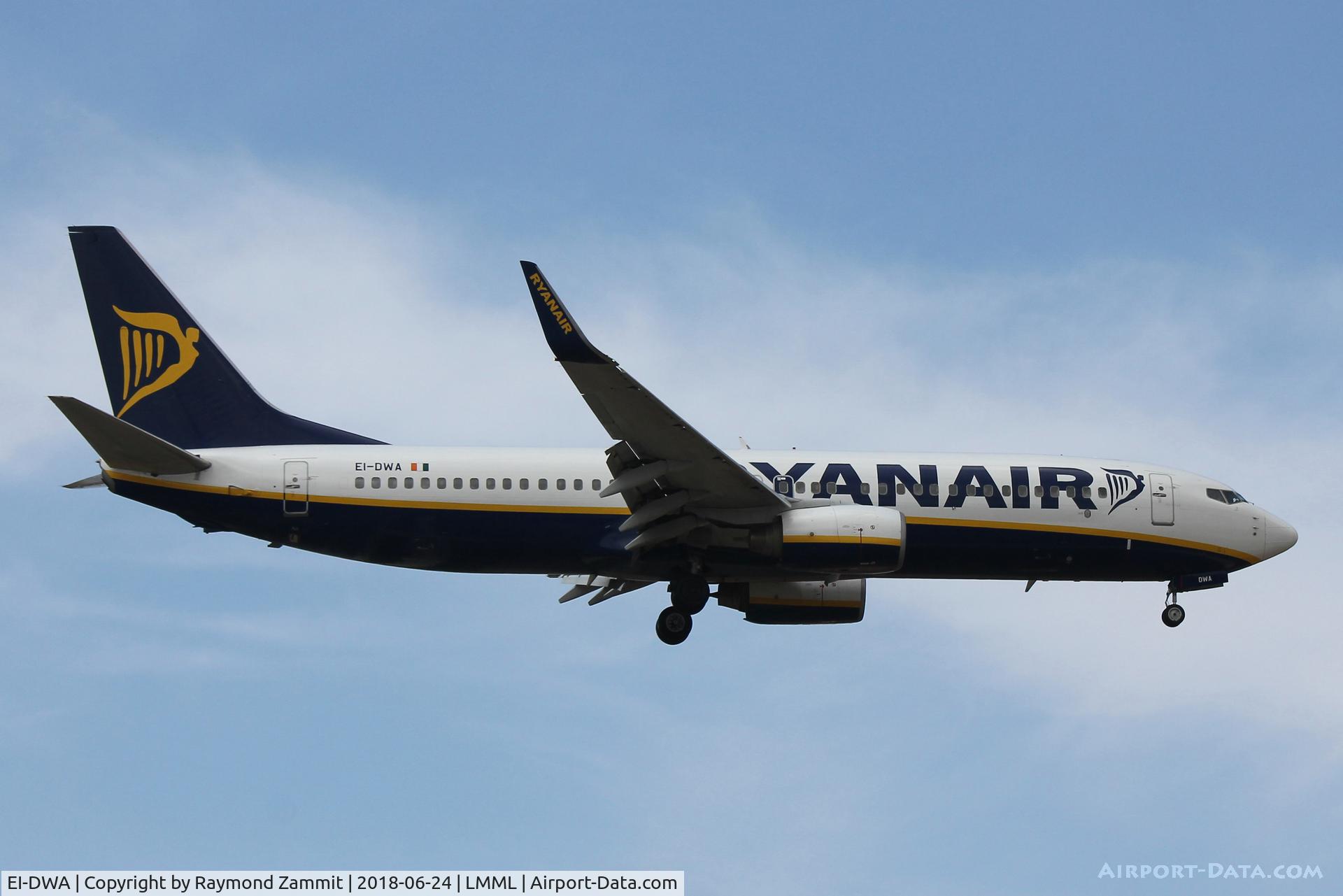 EI-DWA, 2007 Boeing 737-8AS C/N 33617, B737-800 EI-DWA Ryanair
