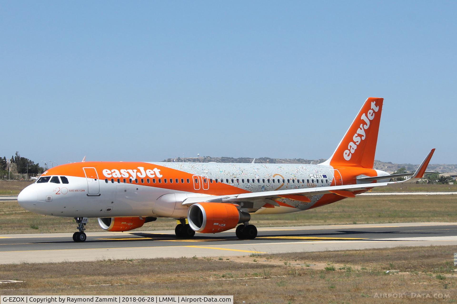 G-EZOX, 2015 Airbus A320-214 C/N 6837, A320 G-EZOX Easyjet