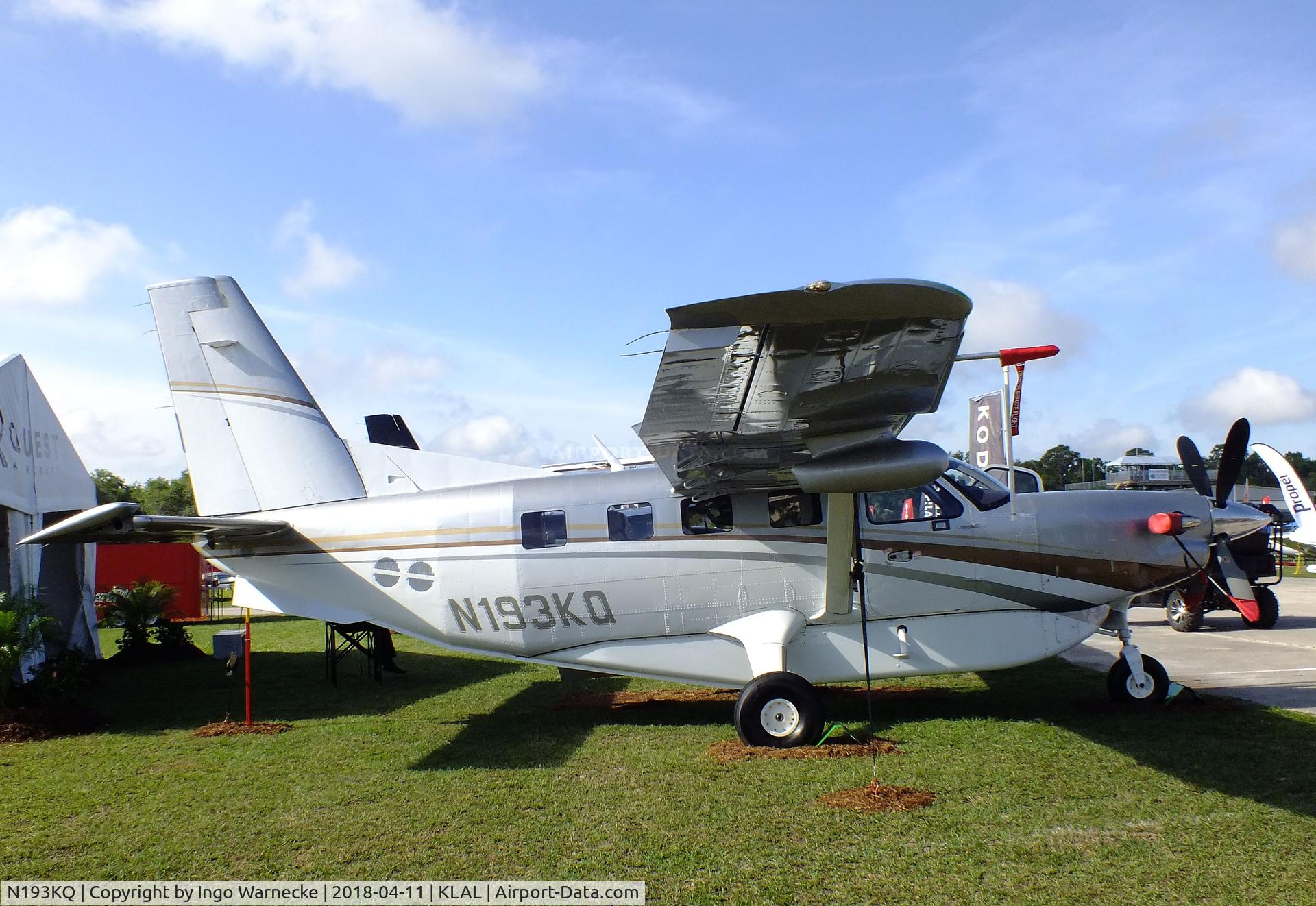 N193KQ, 2016 Quest Kodiak 100 C/N 100-0193, Quest Kodiak 100 at 2018 Sun 'n Fun, Lakeland FL