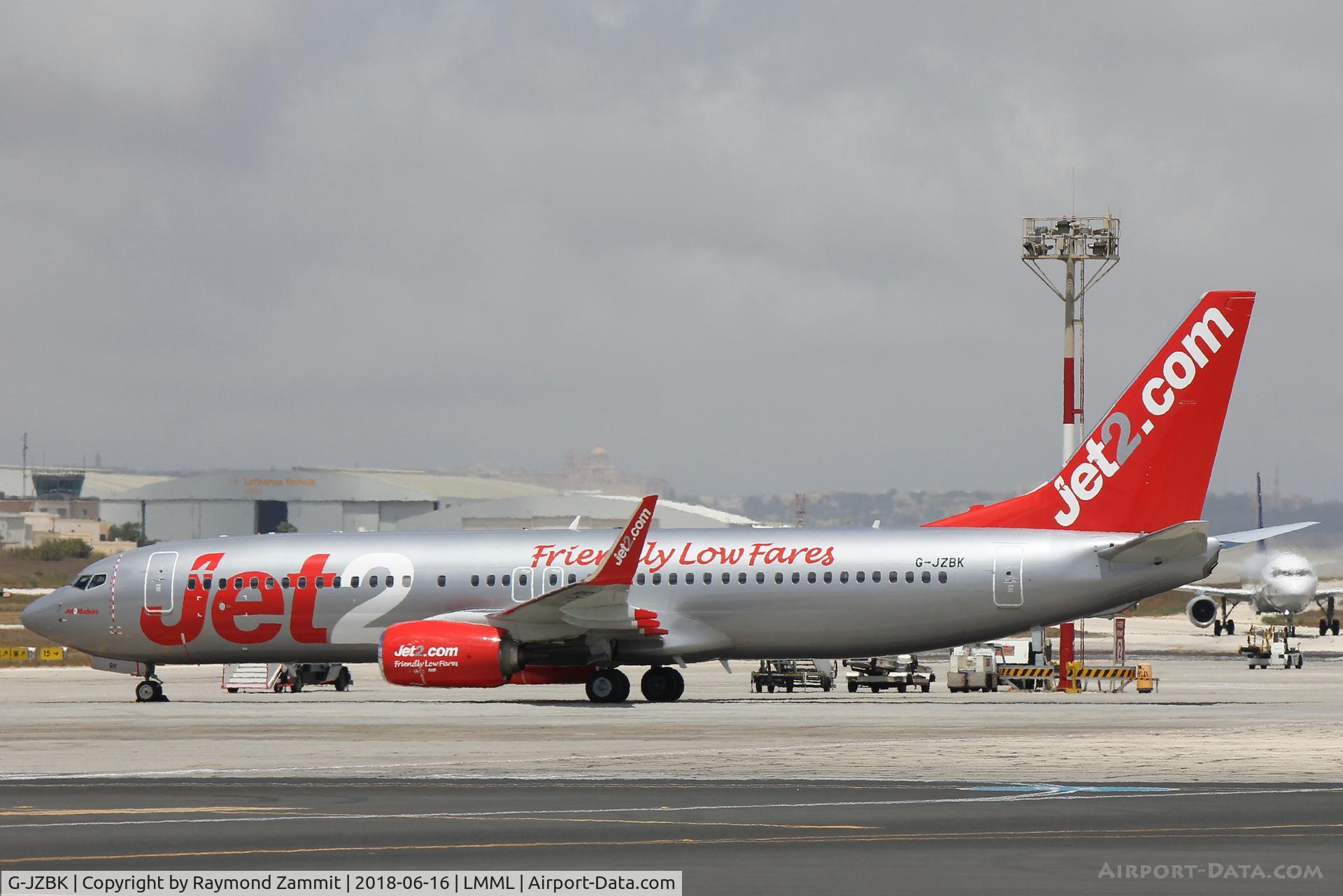 G-JZBK, 2018 Boeing 737-8MG C/N 63167, B737 G-JZBK Jet2Com