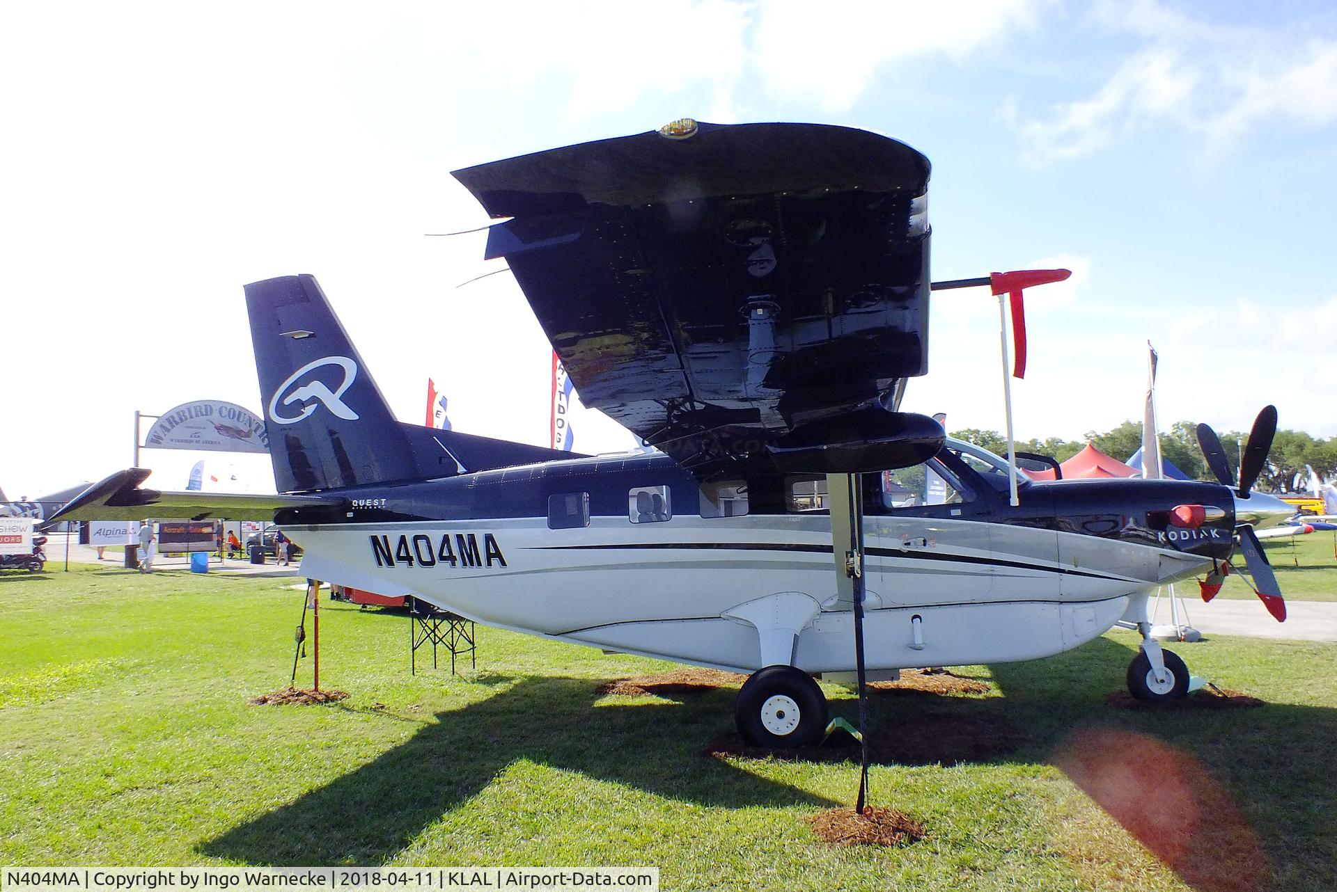 N404MA, 2017 Quest Kodiak 100 C/N 100-0212, Quest Kodiak 100 at 2018 Sun 'n Fun, Lakeland FL