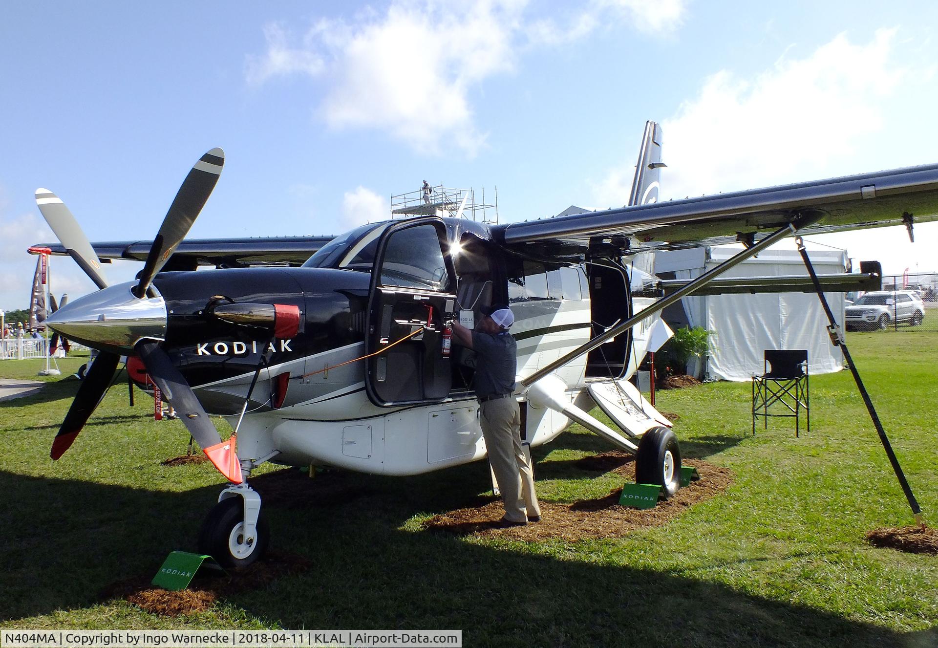 N404MA, 2017 Quest Kodiak 100 C/N 100-0212, Quest Kodiak 100 at 2018 Sun 'n Fun, Lakeland FL