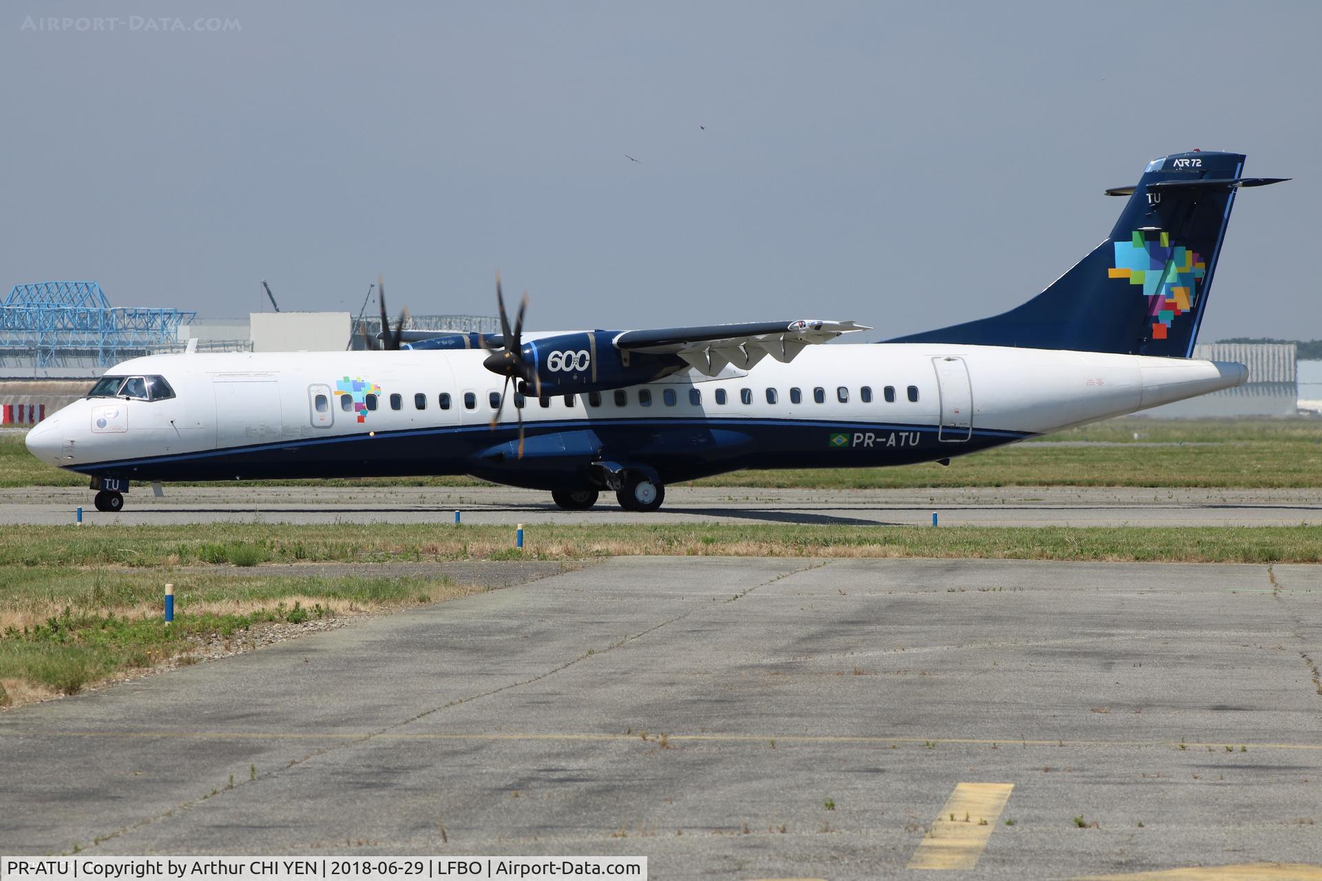 PR-ATU, 2012 ATR 72-600 C/N 1033, ATR Azul at Toulouse.