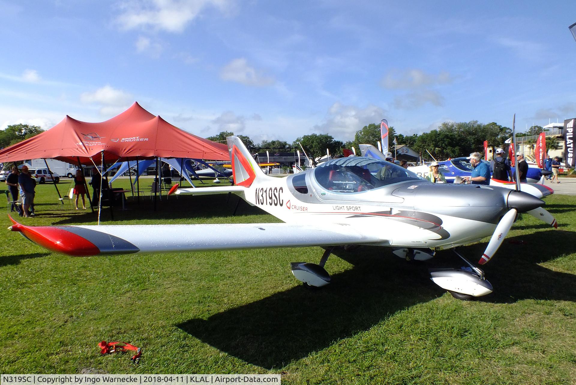 N319SC, 2017 Czech Sport Aircraft SportCruiser C/N C0596, Czech Sport Aircraft CZAW SportCruiser LSA at 2018 Sun 'n Fun, Lakeland FL