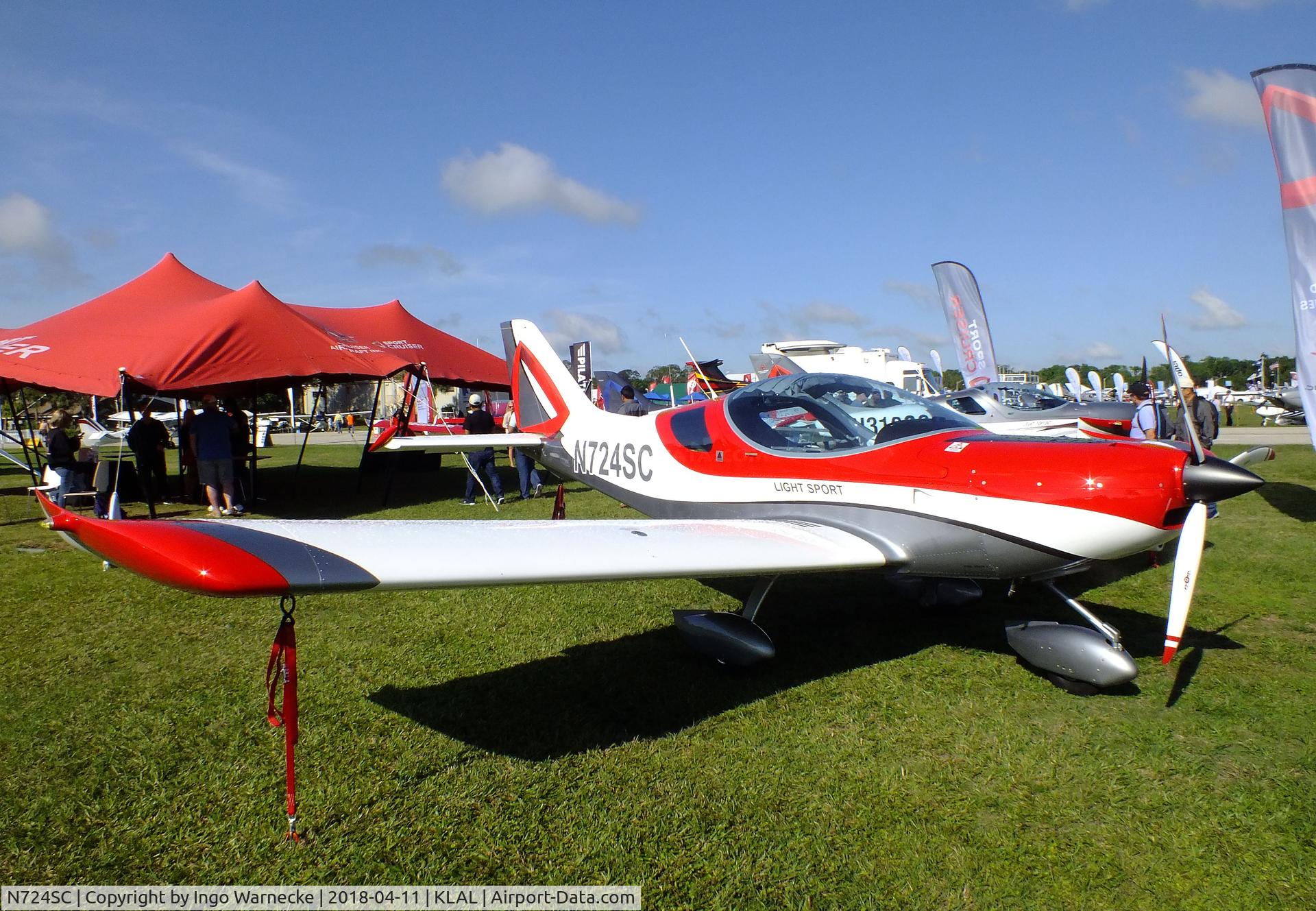 N724SC, 2017 Czech Sport Aircraft SportCruiser C/N C0594, Czech Sport Aircraft CZAW SportCruiser LSA at 2018 Sun 'n Fun, Lakeland FL