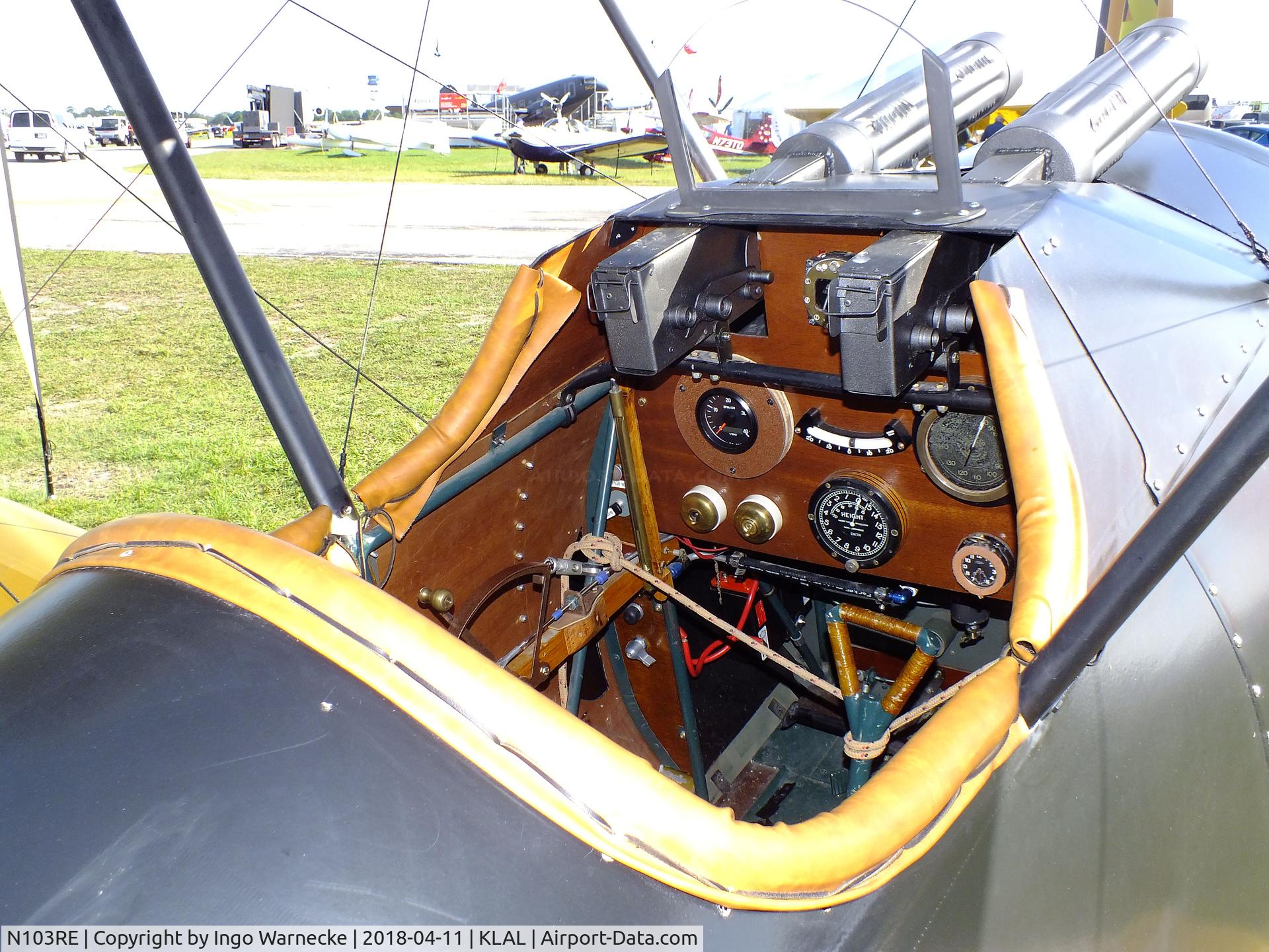 N103RE, 2018 Sopwith F.1 Camel Replica C/N 122214, Epton Richard W Sopwith Camel replica at 2018 Sun 'n Fun, Lakeland FL  #c