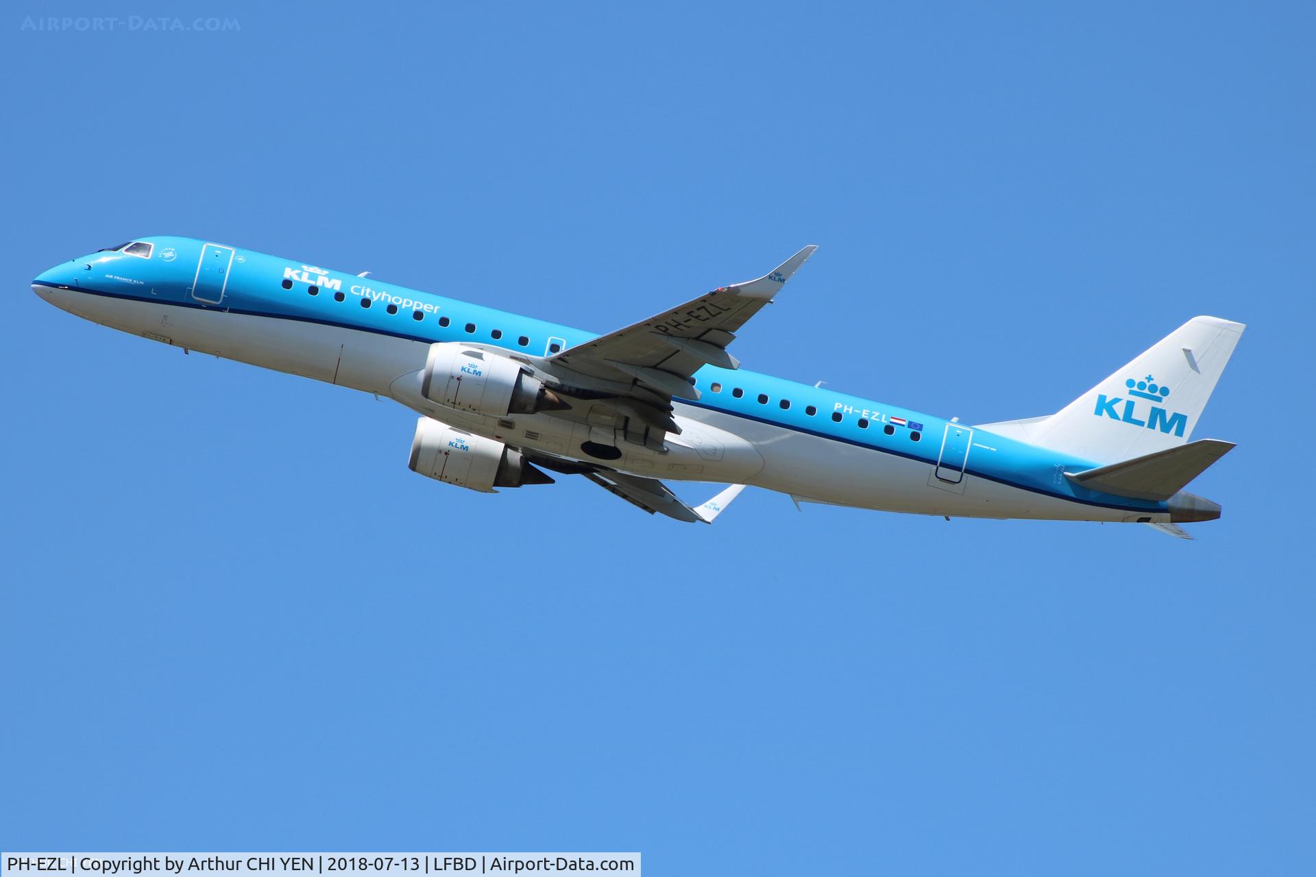 PH-EZL, 2010 Embraer 190LR (ERJ-190-100LR) C/N 19000334, To AMS.