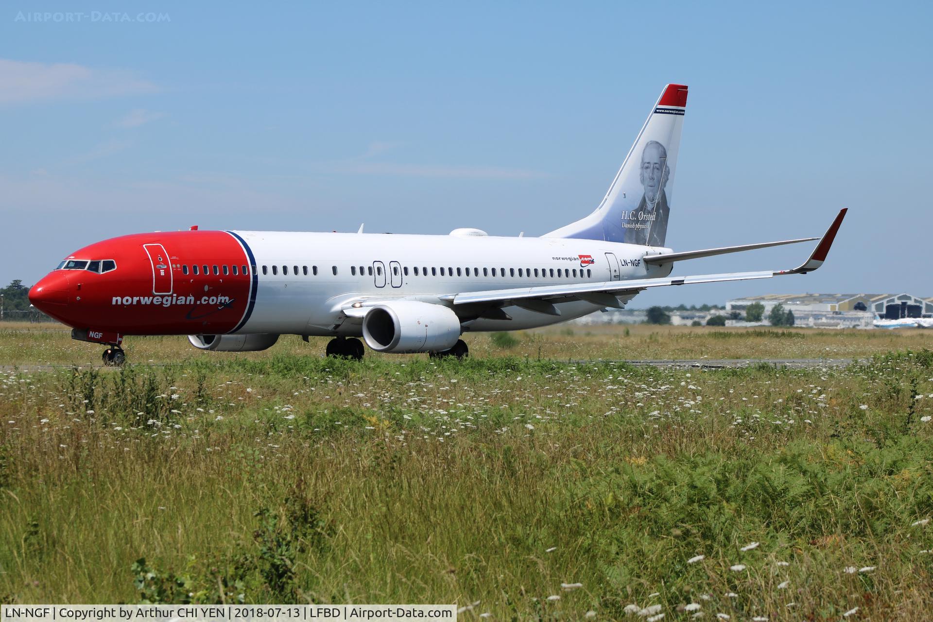 LN-NGF, 2012 Boeing 737-8JP C/N 39017, To Oslo