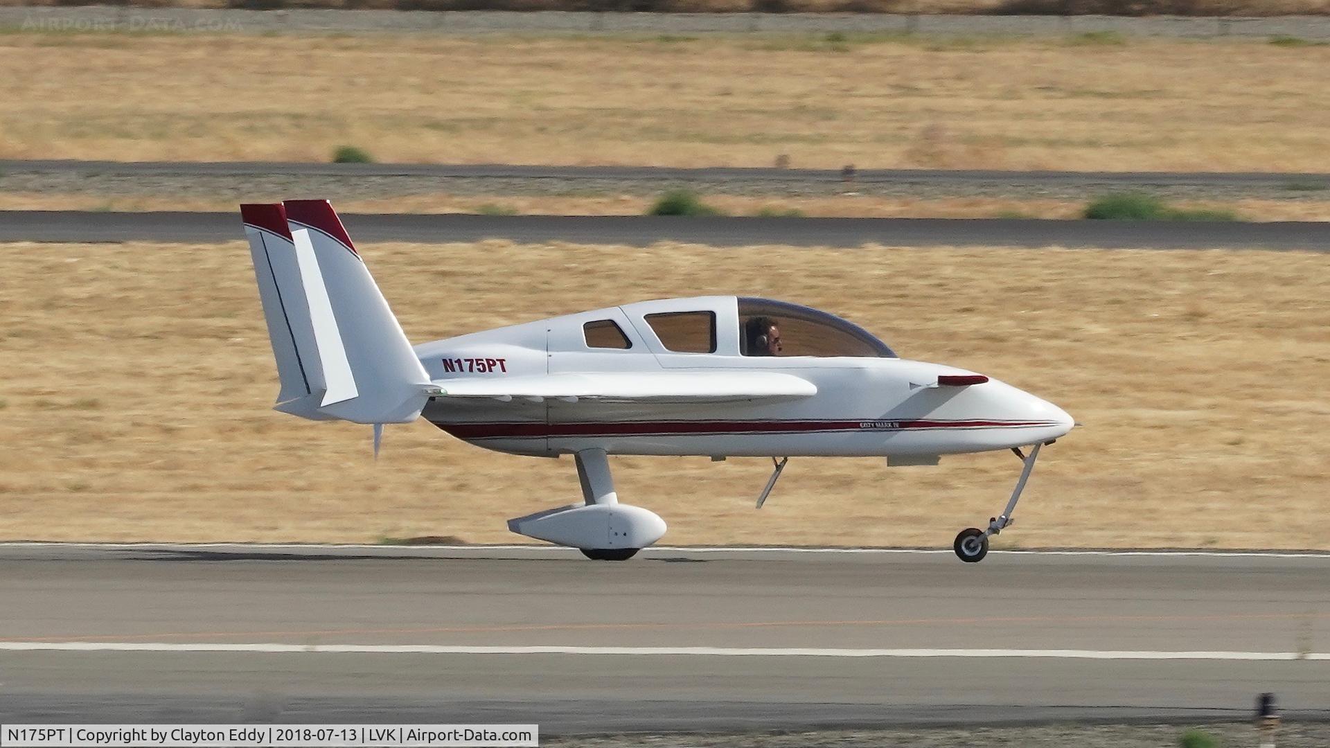 N175PT, Andres Tim Q CANARD PUSHER C/N 1104, Livermore Airport California 2018.
